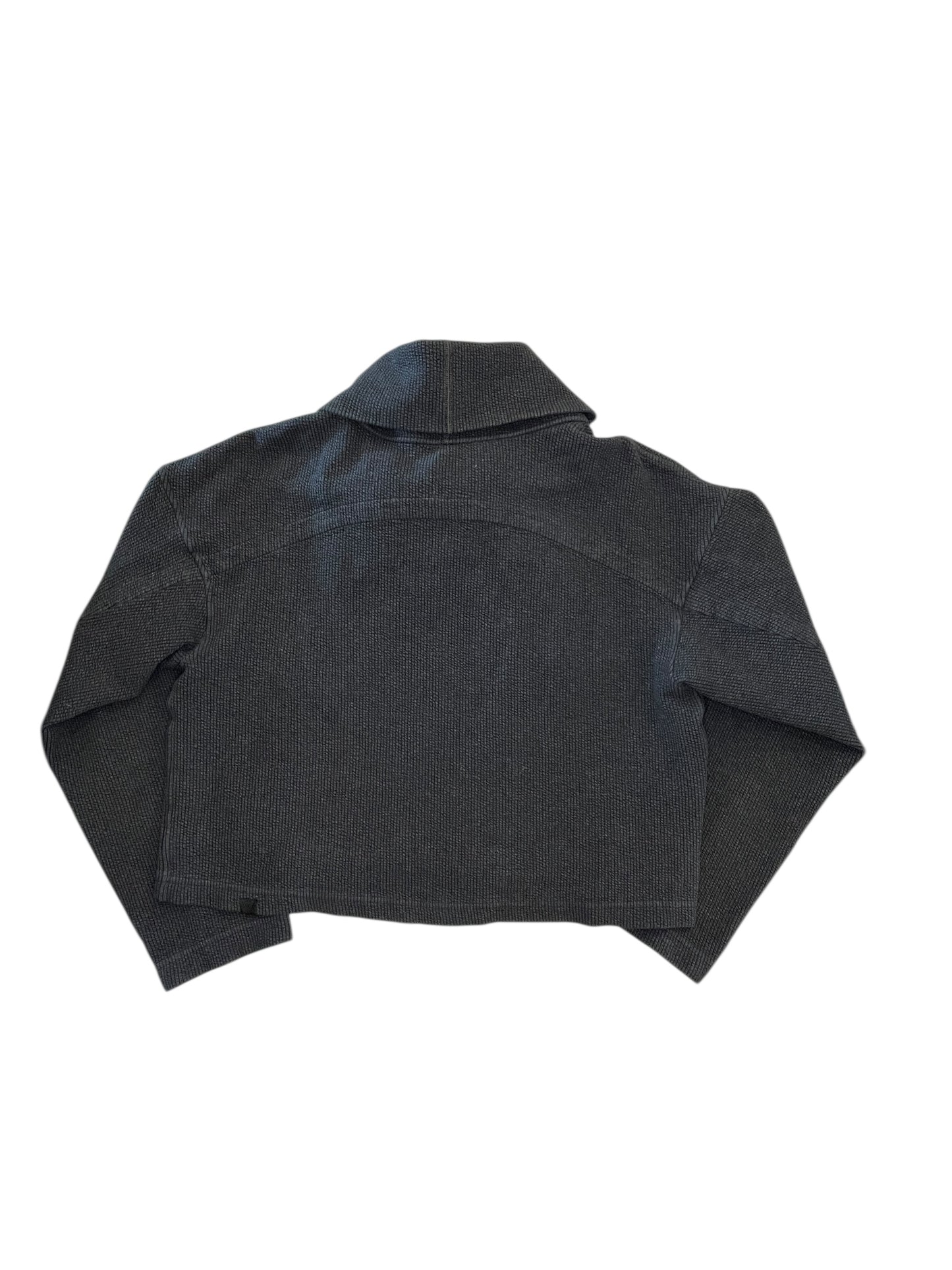 Athletic Top Ls Collar By Lululemon In Grey, Size:S