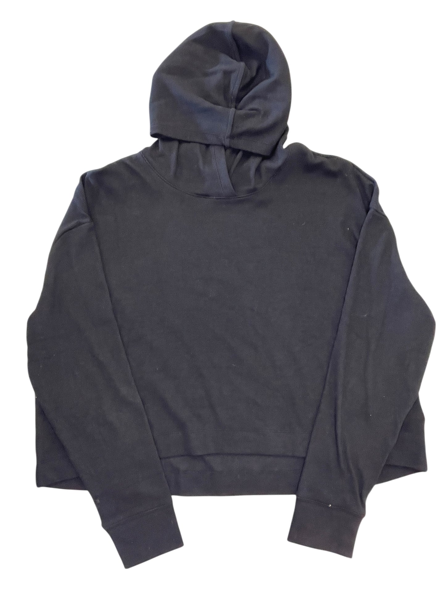 Athletic Top Ls Hoodie By Athleta In Black, Size:M