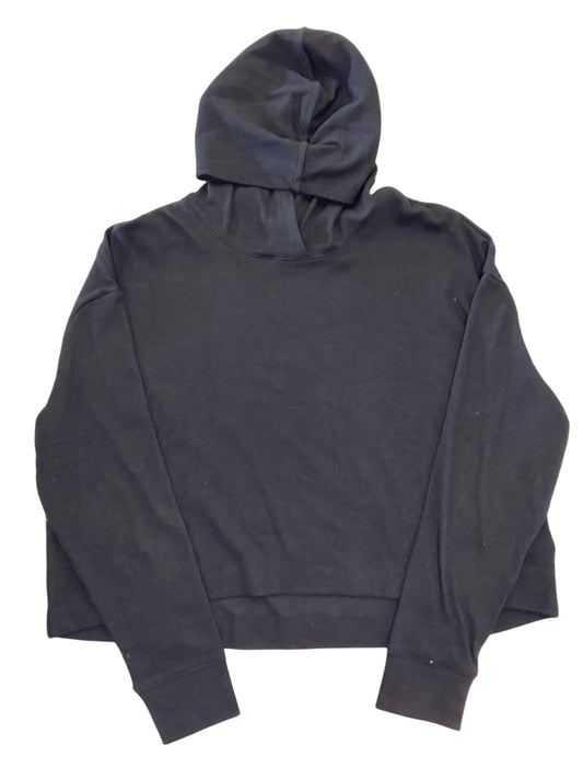 Athletic Top Ls Hoodie By Athleta In Black, Size:M
