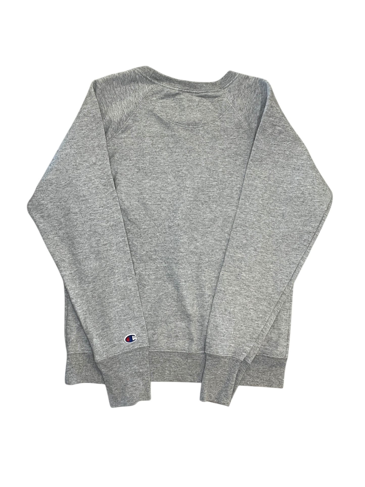 Athletic Sweatshirt Crewneck By Champion In Grey, Size:M