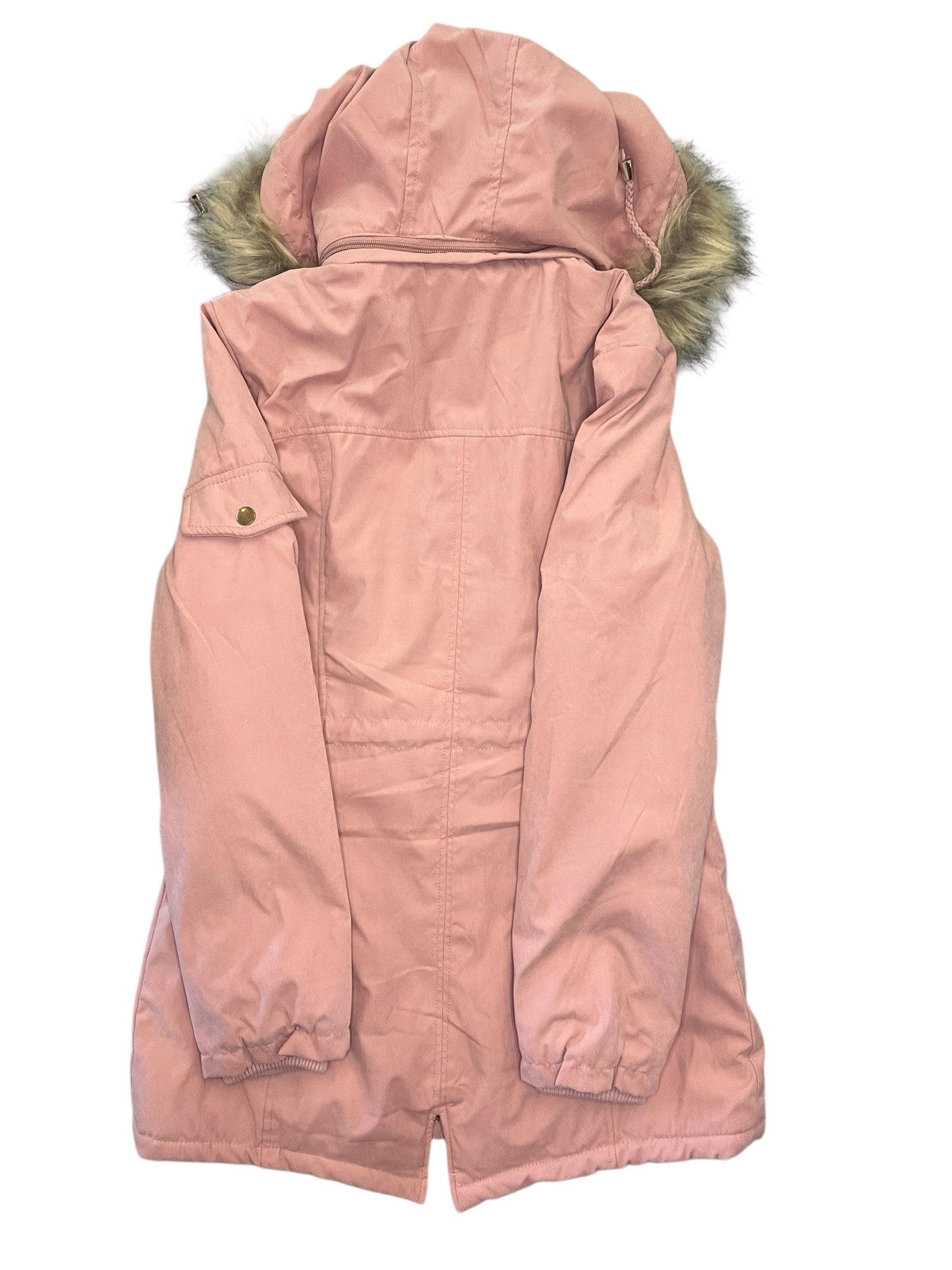 Coat Parka By Geegee In Pink, Size:Xl