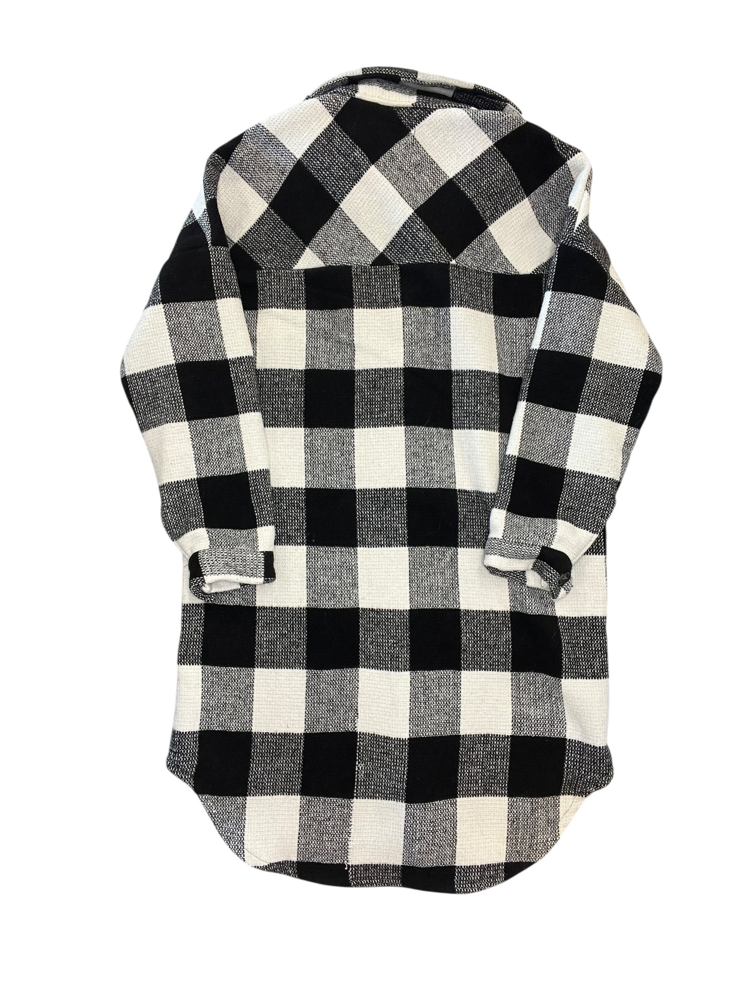 Jacket Shirt By Rd Style In Black & White, Size:M
