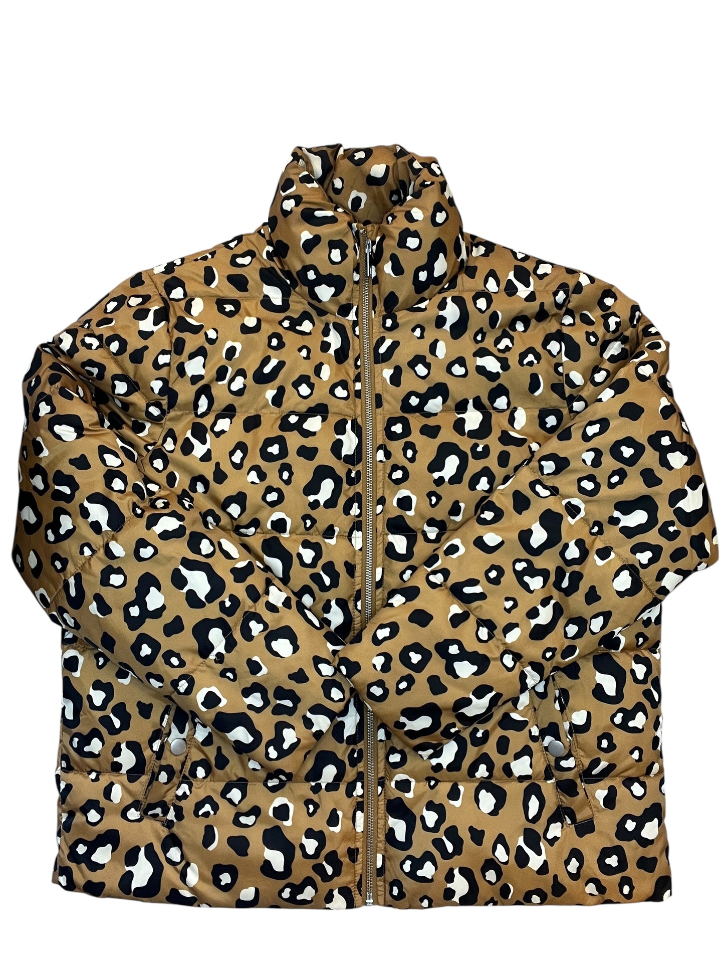 Coat Puffer & Quilted By Who What Wear In Leopard Print, Size:S