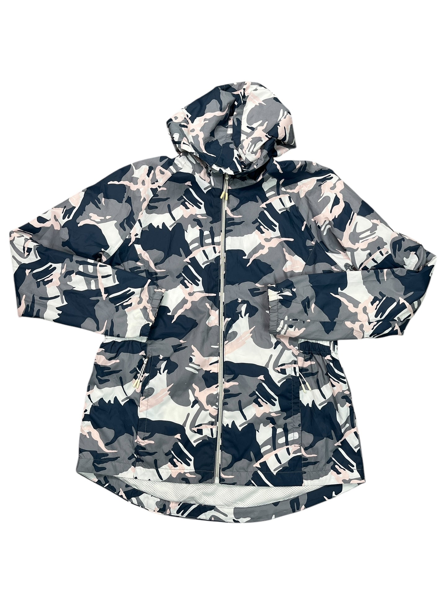 Athletic Jacket By New Balance In Camouflage Print, Size:L