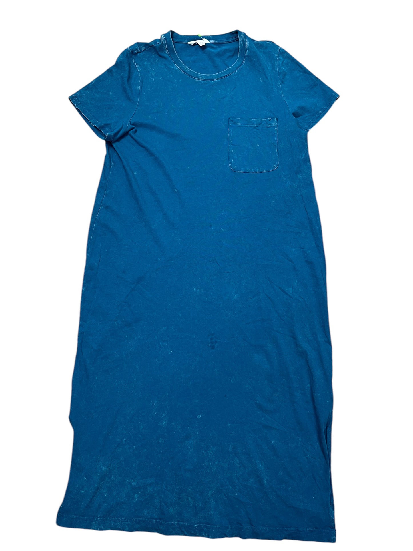 Dress Casual Midi By Time And Tru In Blue, Size:L