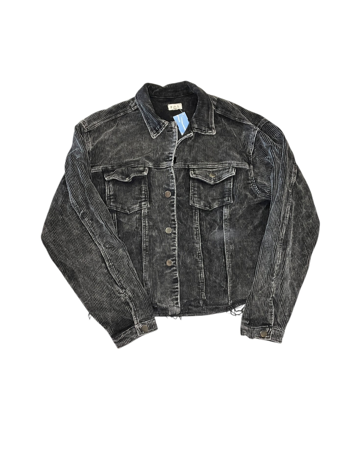 Jacket Shirt By Pol In Black, Size:L