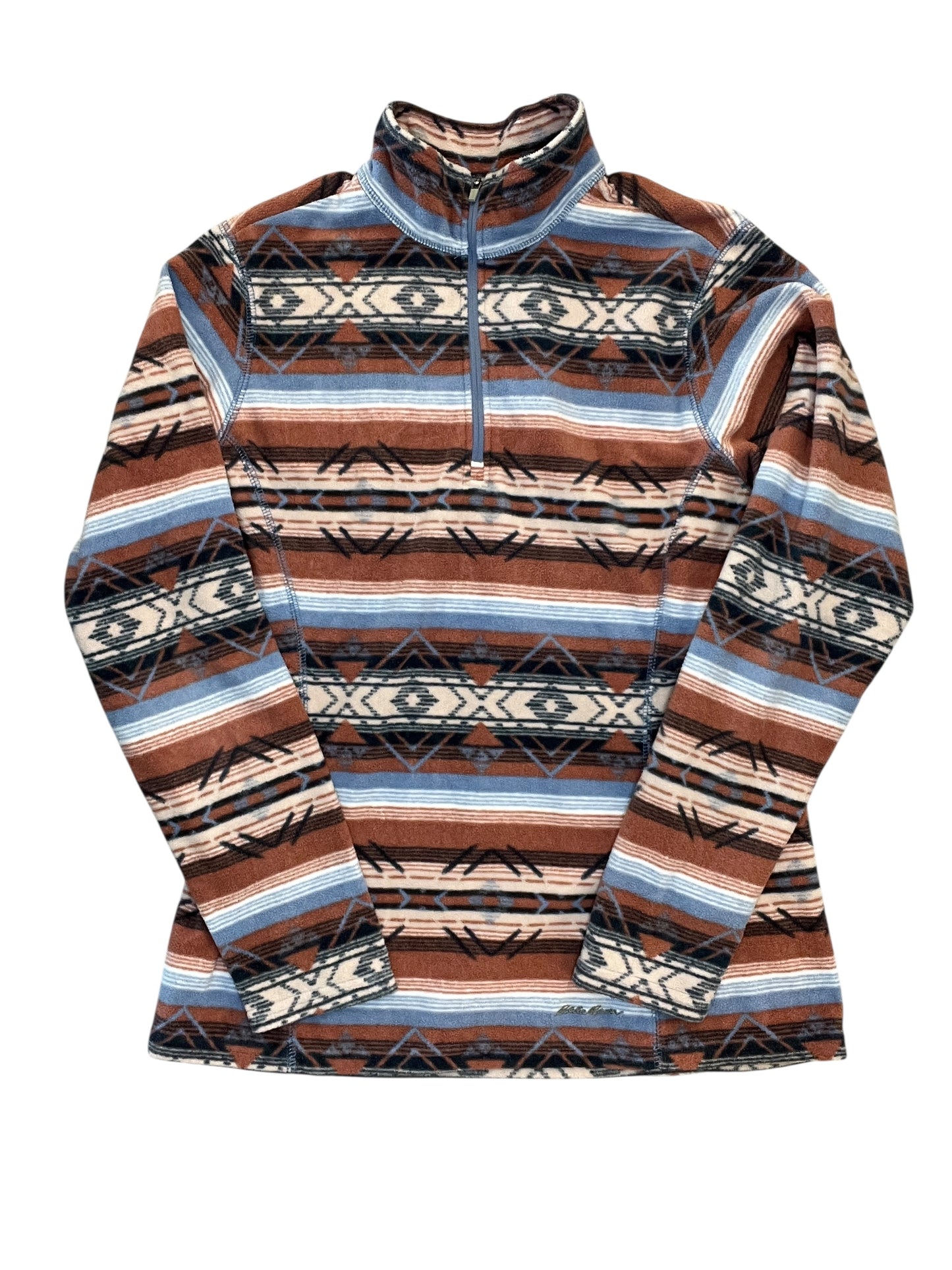 Jacket Fleece By Eddie Bauer In Blue, Size:M