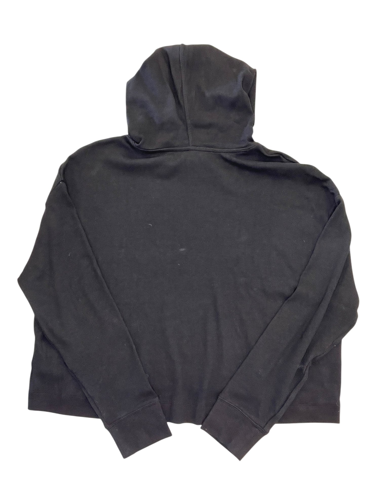 Athletic Top Ls Hoodie By Athleta In Black, Size:M