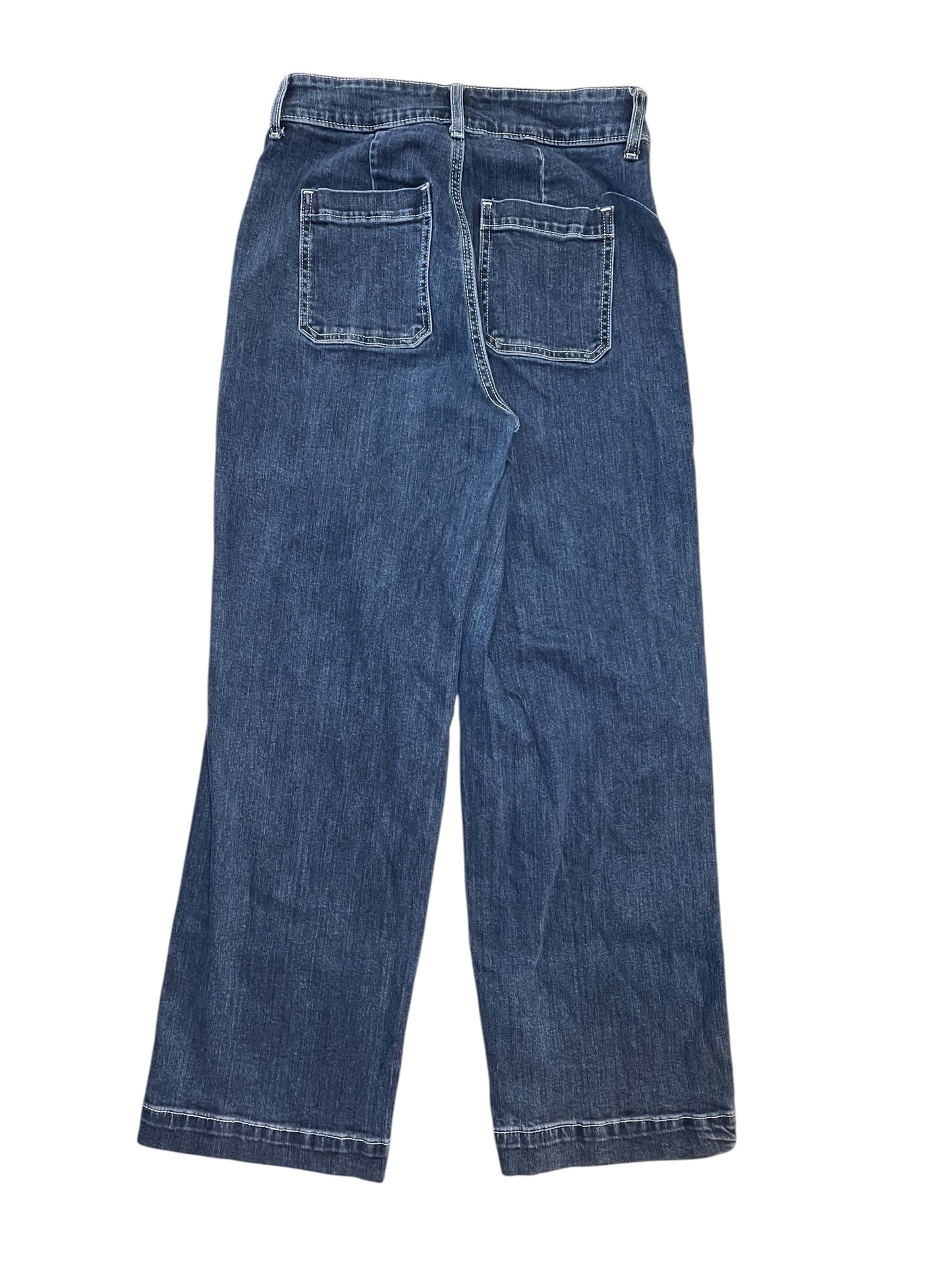 Jeans Wide Leg By Old Navy In Blue Denim, Size:4