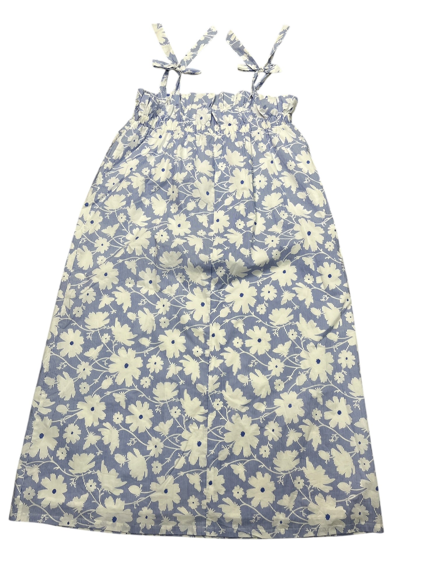Dress Casual Maxi By Sugar Lips In Blue & White, Size:L
