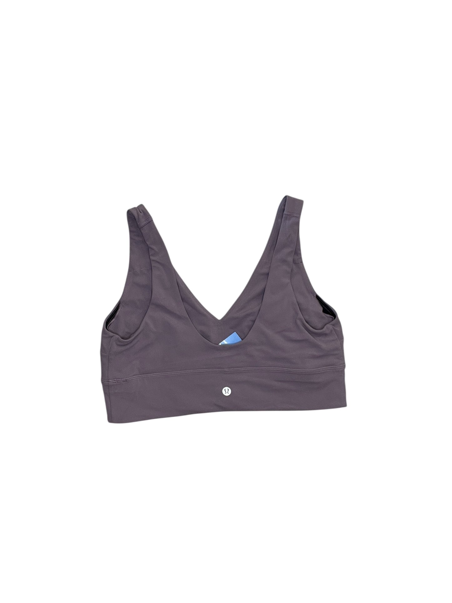 Athletic Bra By Lululemon In Purple, Size:L