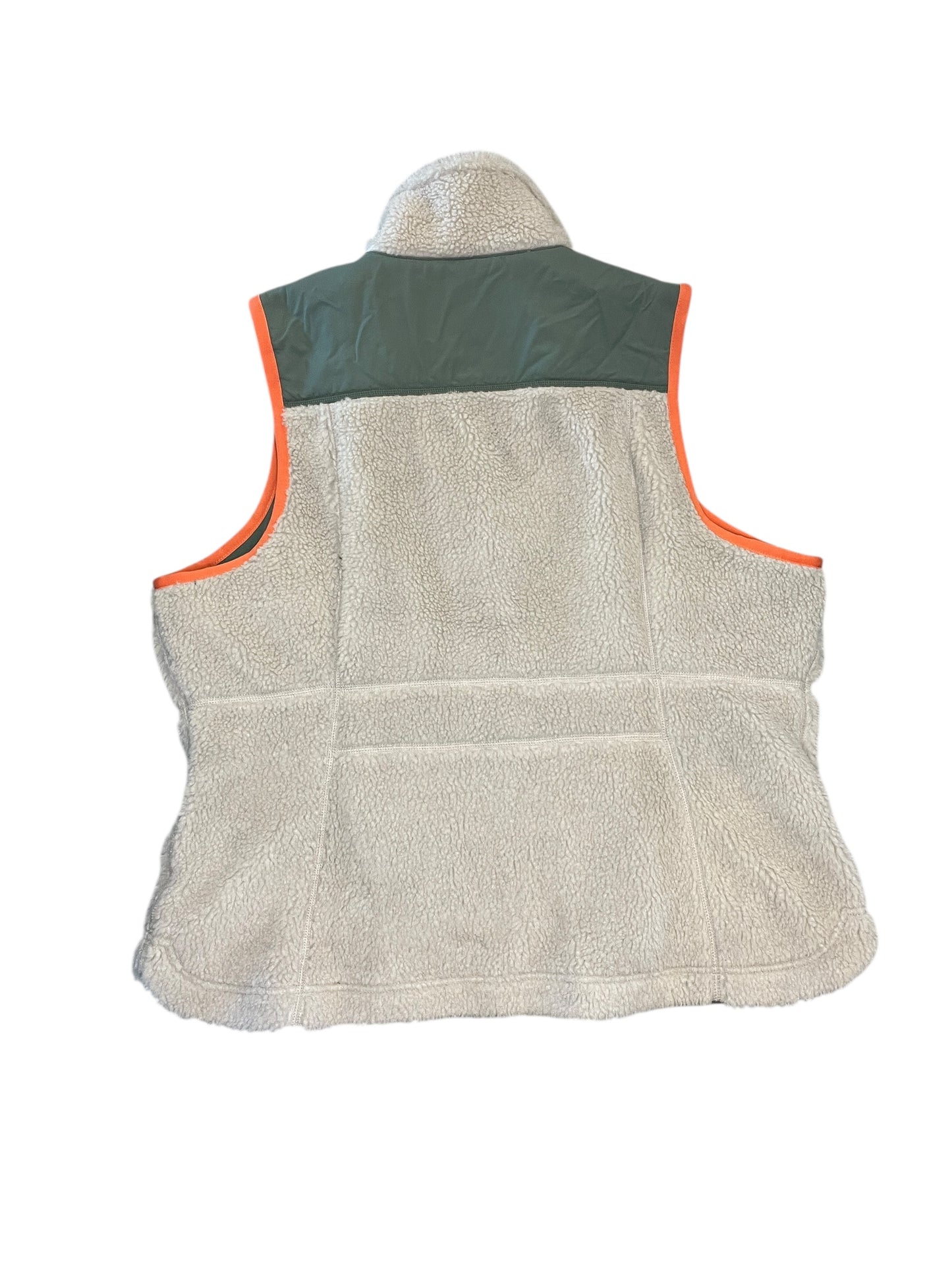 Vest Faux Fur & Sherpa By L.L. Bean In Multi, Size:1X