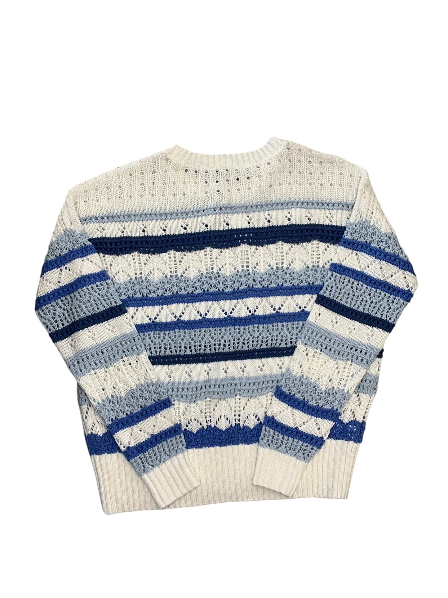 Top Ls By Loft In Blue & White, Size:Xs