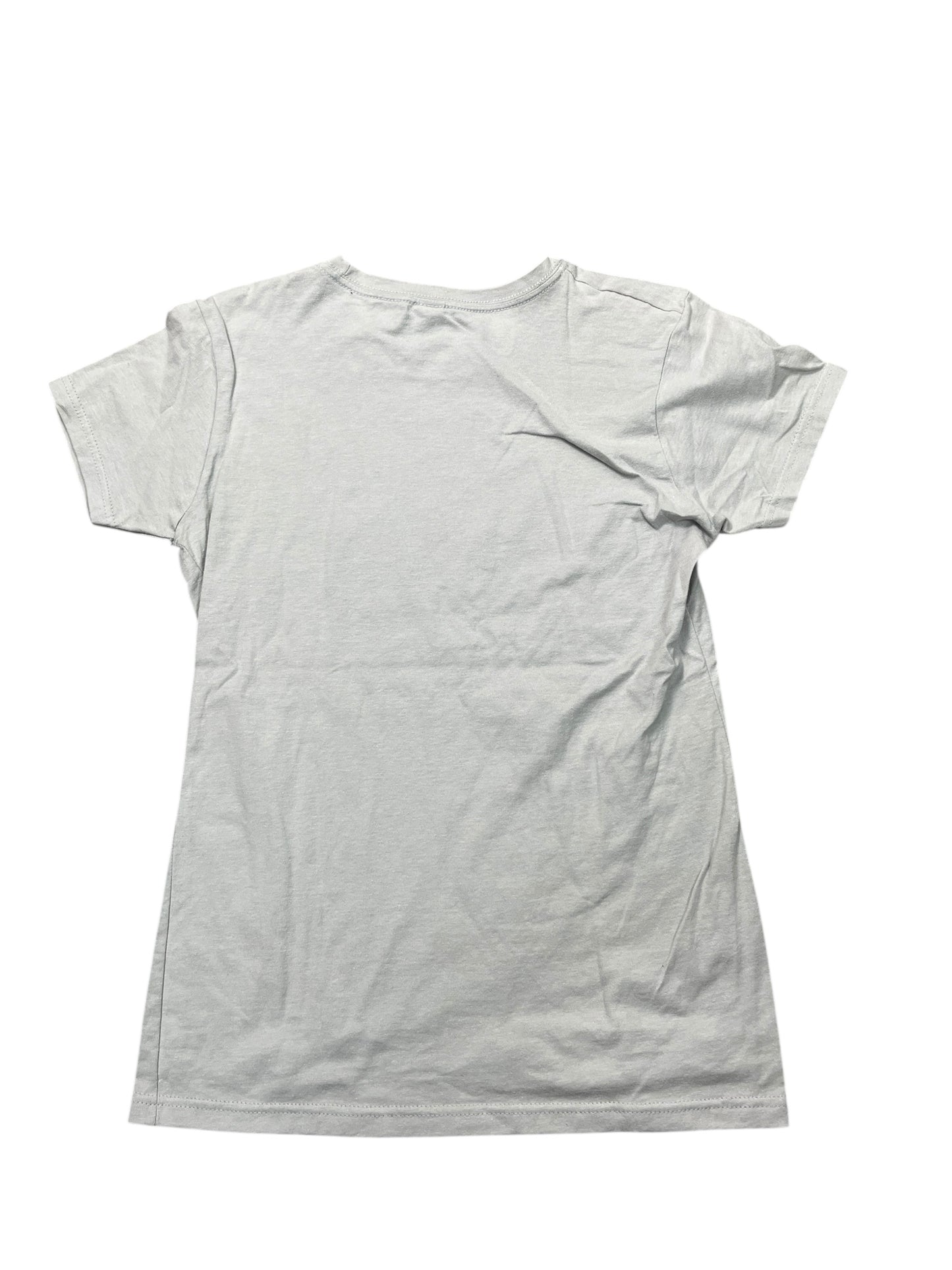 Top Ss Basic By Tultex In Grey & White, Size:L