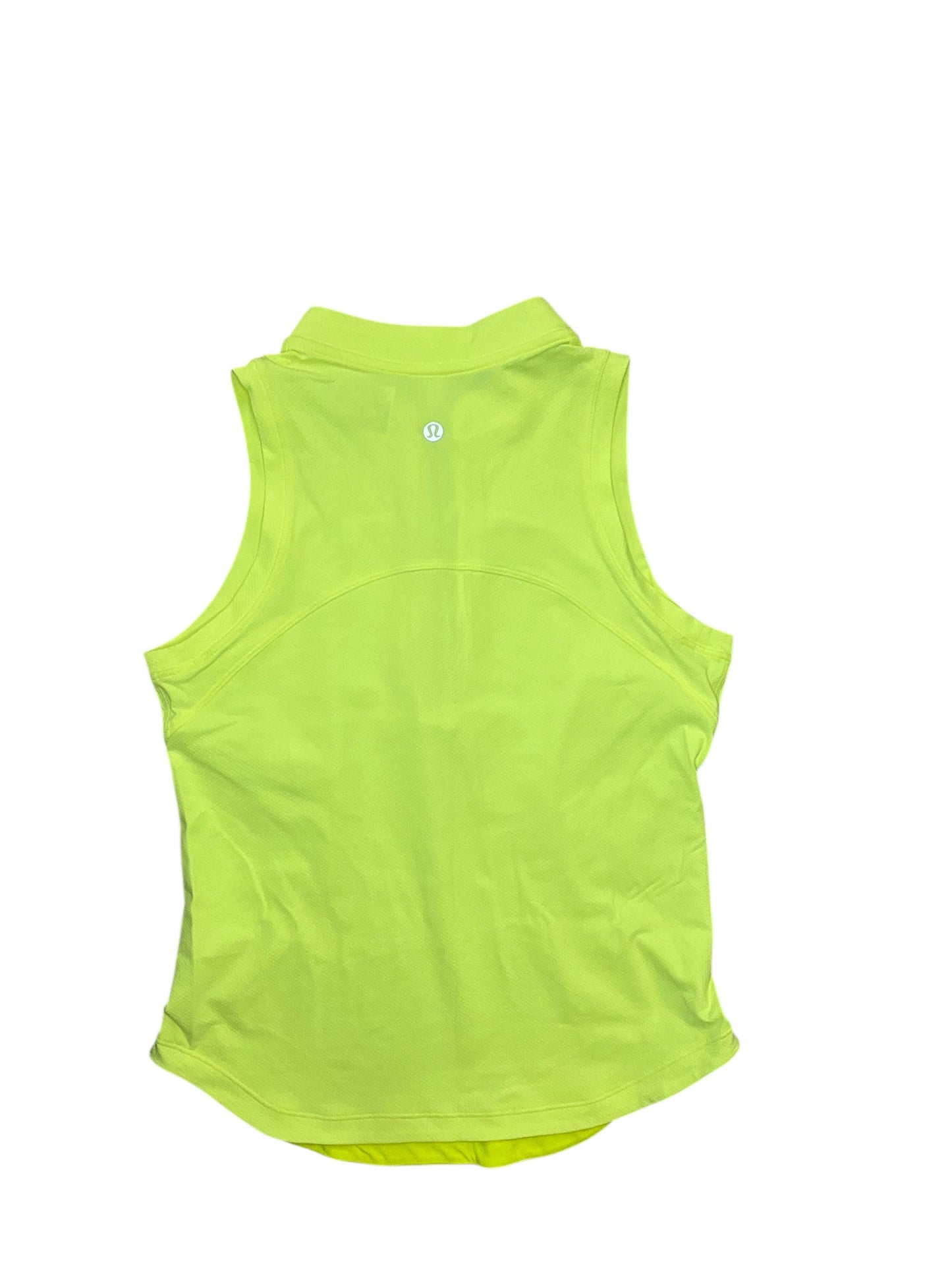 Athletic Tank Top By Lululemon In Yellow, Size:Xs