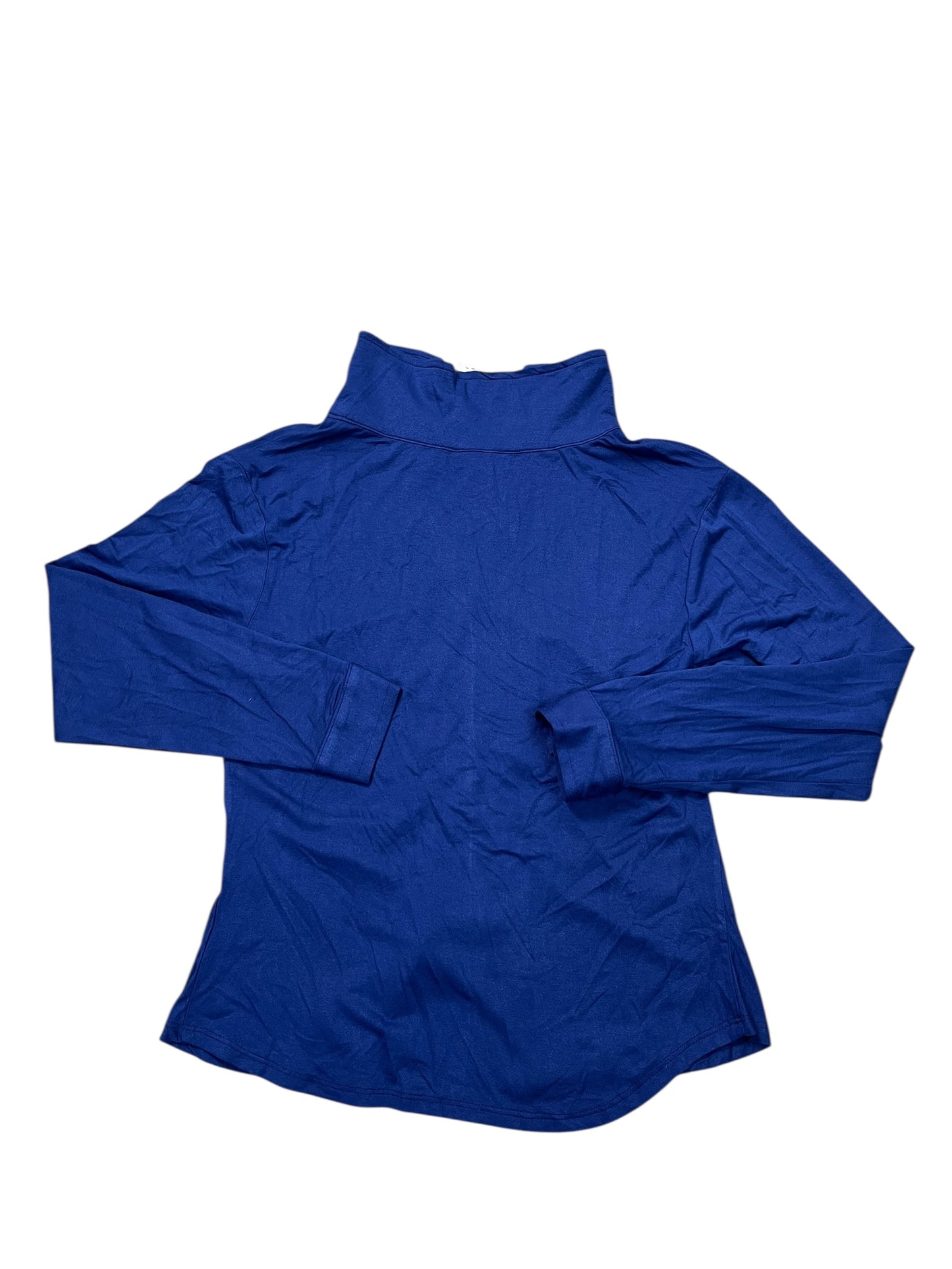 Top Ls By Zenana Outfitters In Blue, Size:L