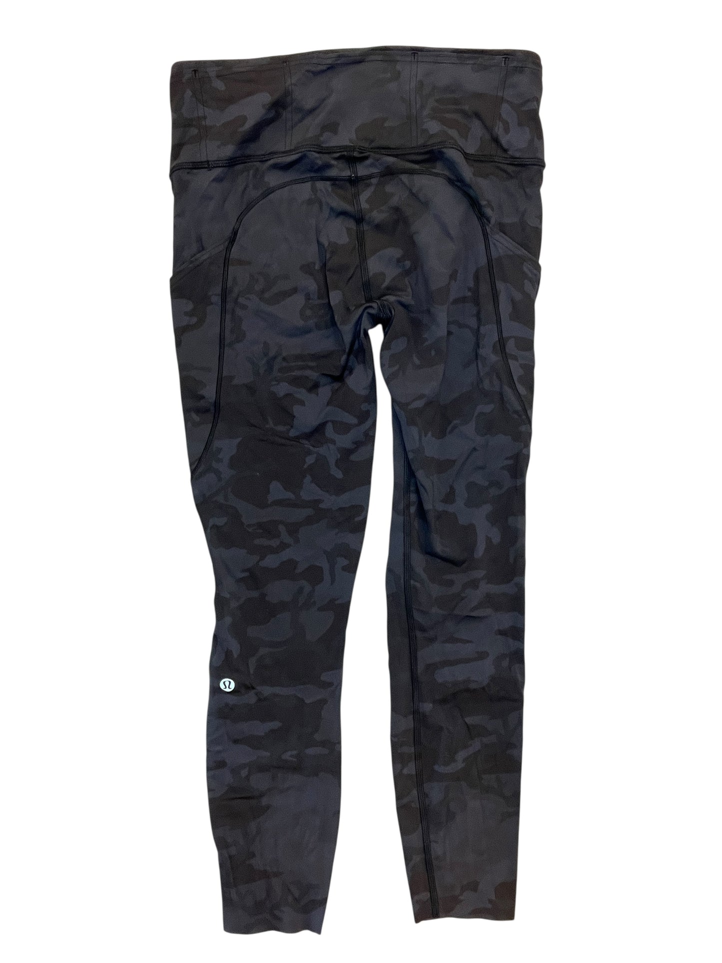 Athletic Leggings By Lululemon In Grey, Size:M