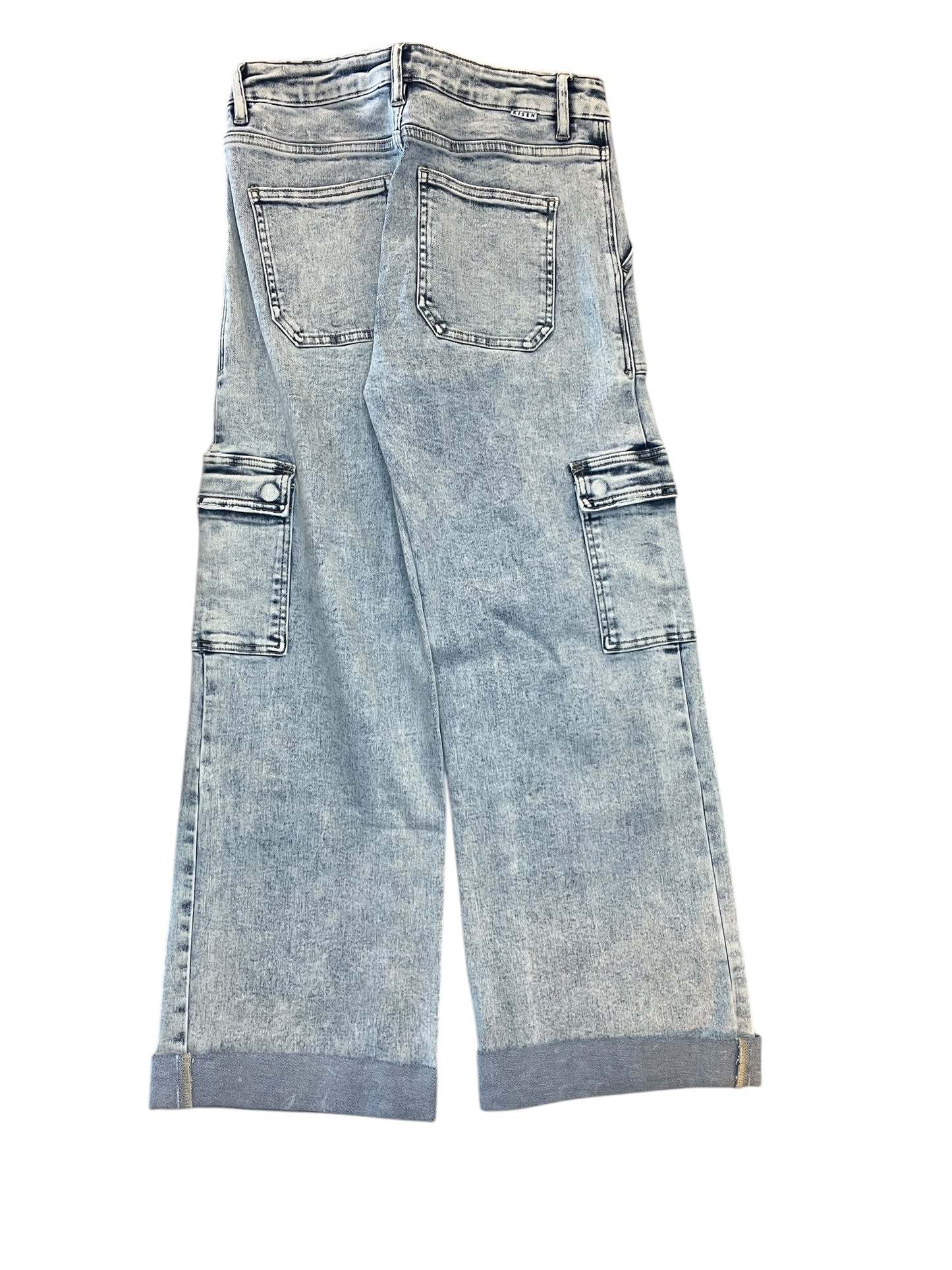 Jeans Wide Leg By Risen In Blue Denim, Size:6