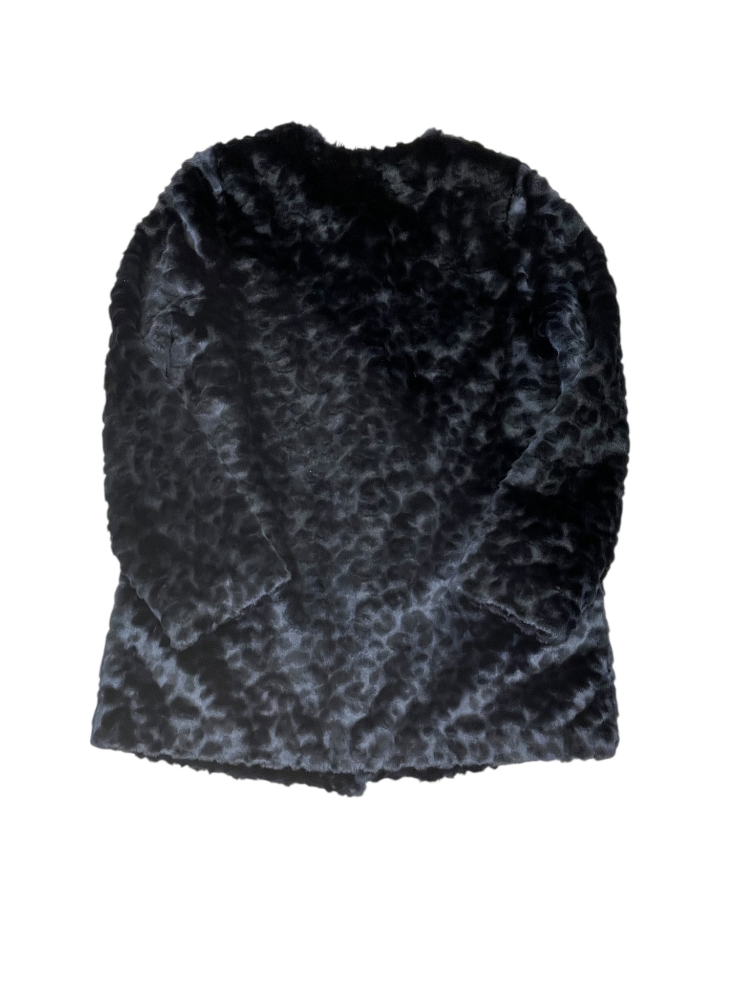 Jacket Faux Fur & Sherpa By Sam Edelman In Blue, Size:M