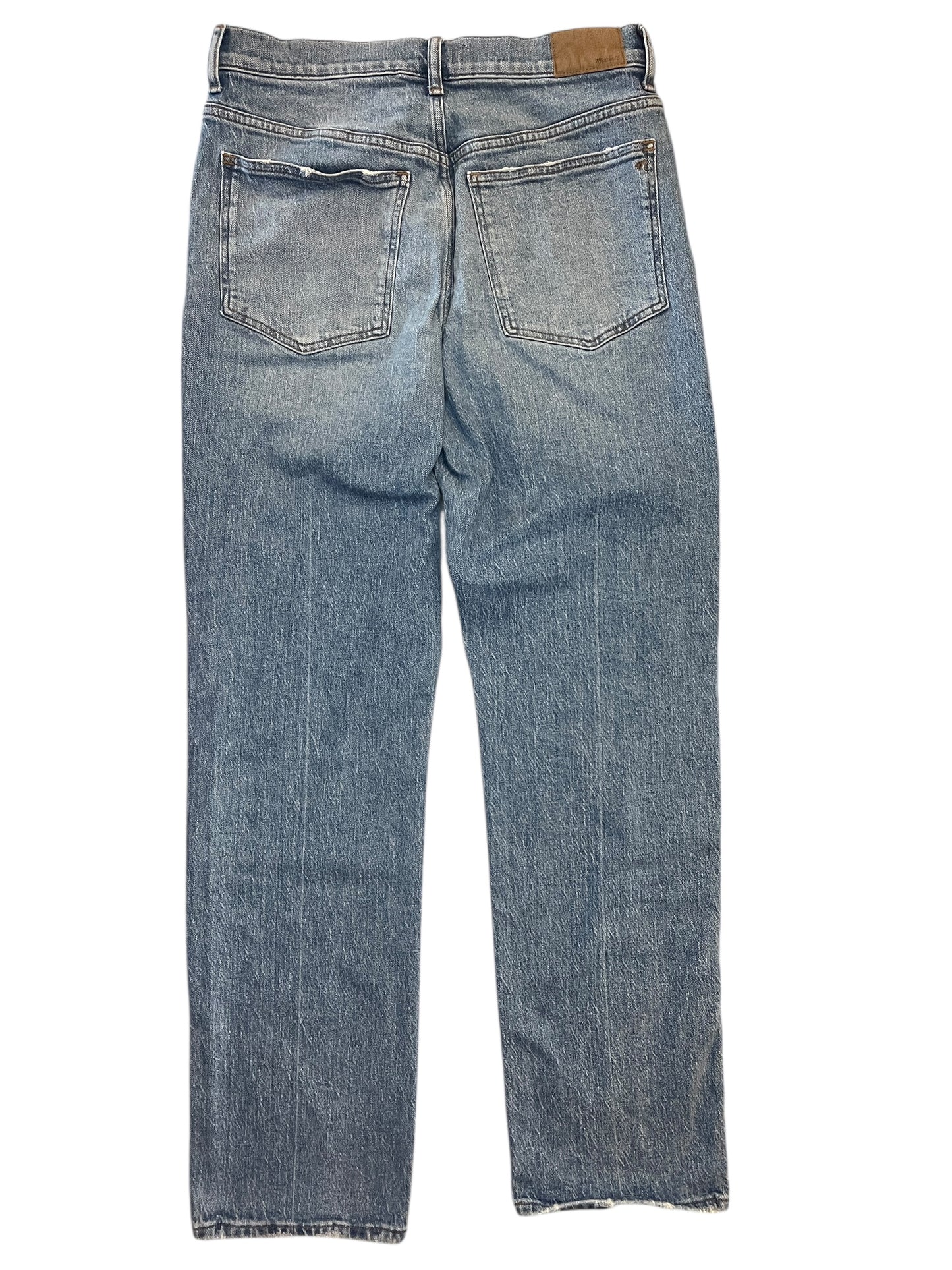 Jeans Straight By Madewell In Blue Denim, Size:10L