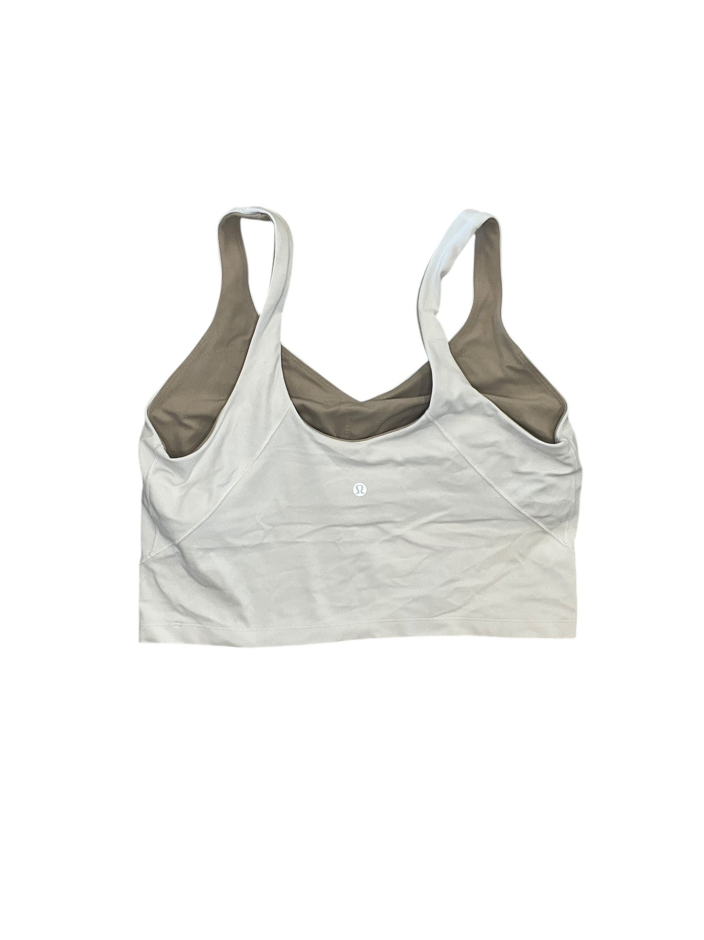 Athletic Bra By Lululemon In White, Size:Xl