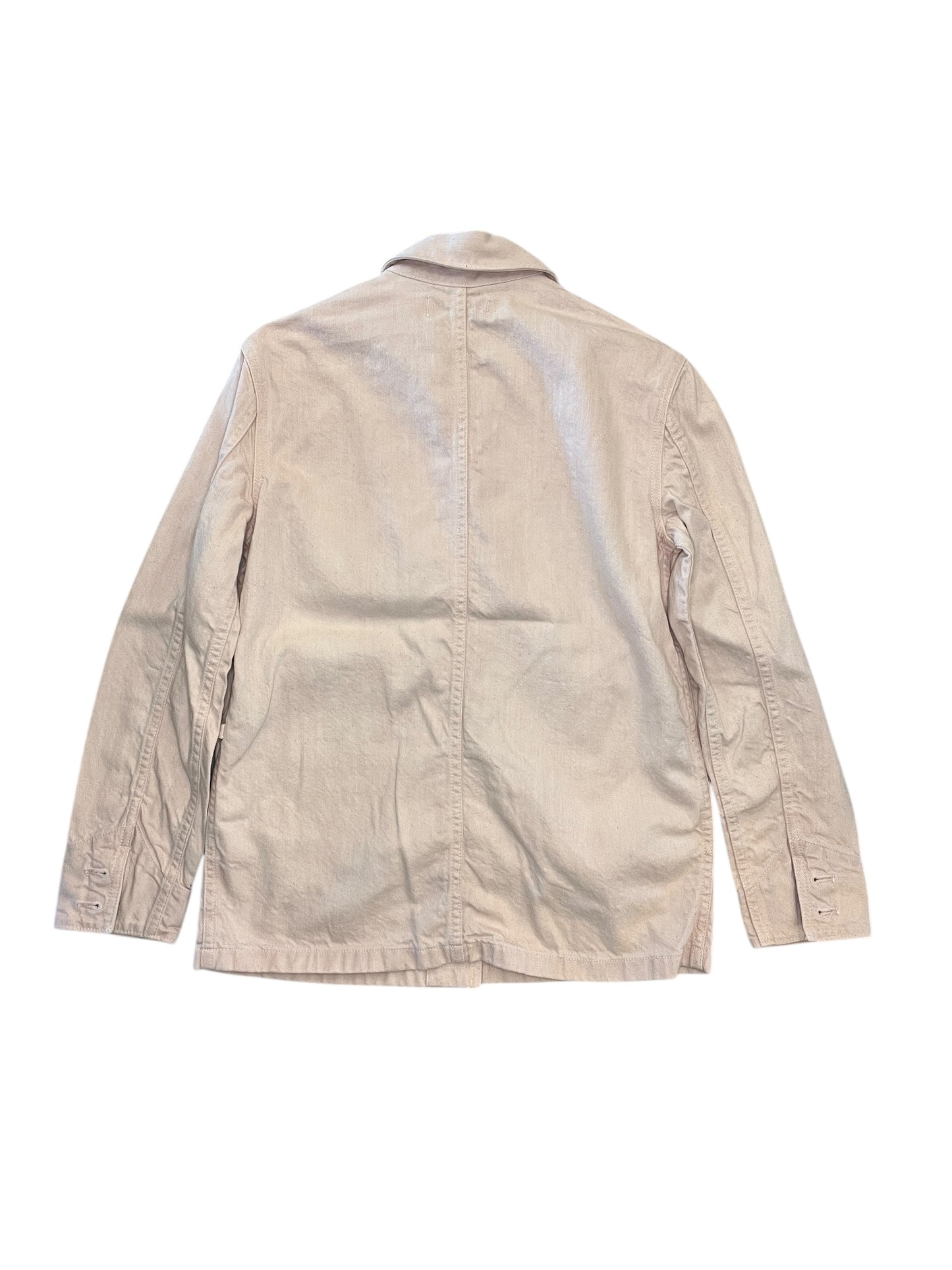 Jacket Denim By Madewell In Pink Denim, Size:Xs