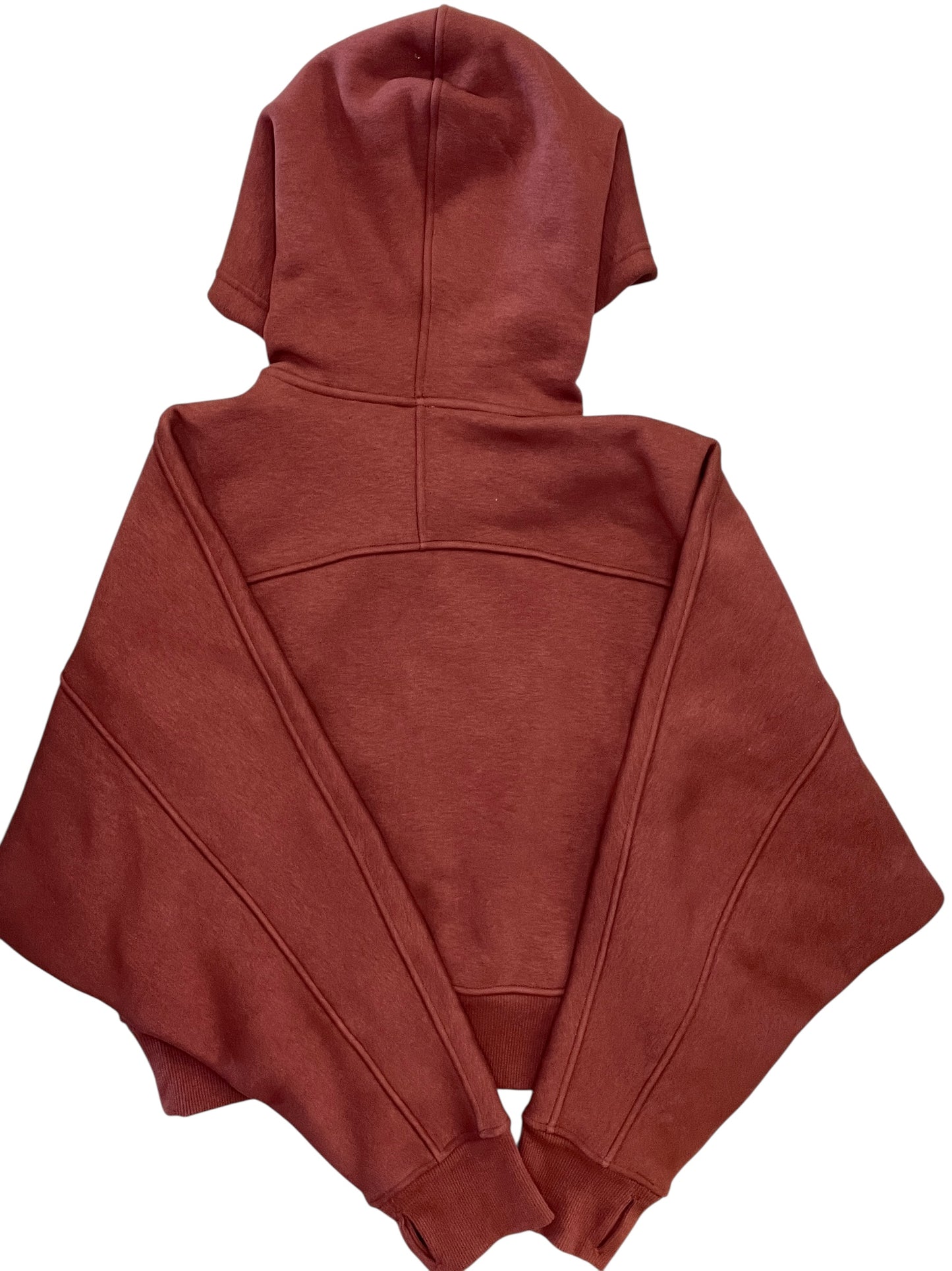 Athletic Jacket By Lululemon In Maroon, Size:M