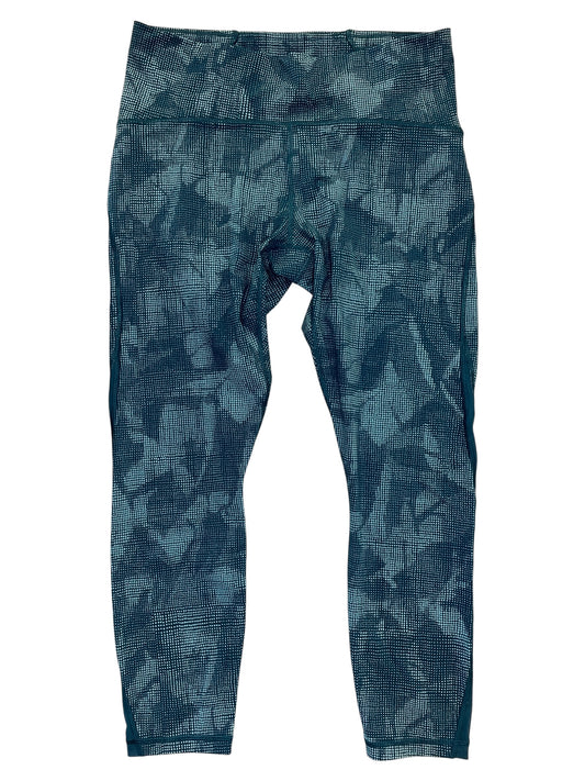 Athletic Leggings By Lululemon In Blue, Size:L