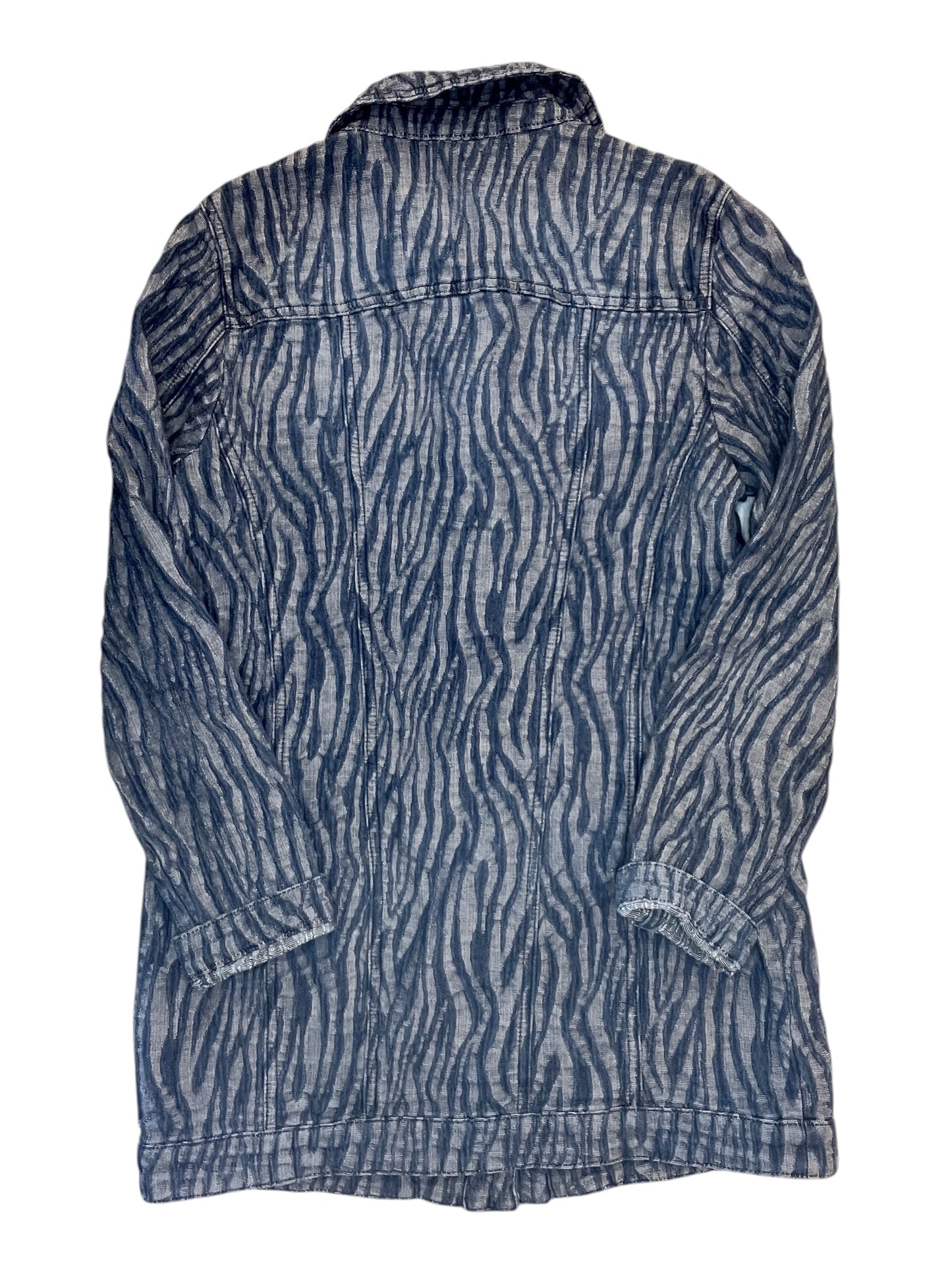 Jacket Denim By Chicos In Blue Denim, Size:S