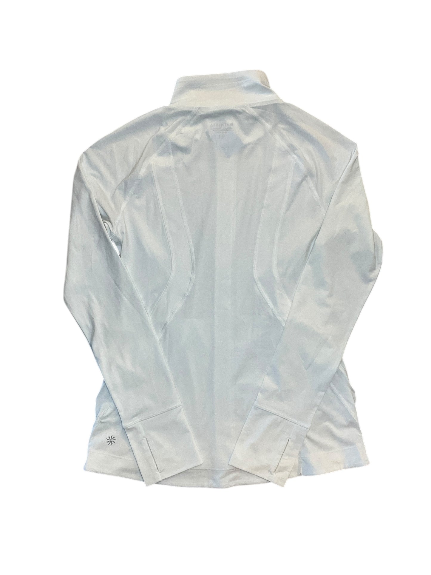 Athletic Jacket By Athleta In White, Size:Xsp