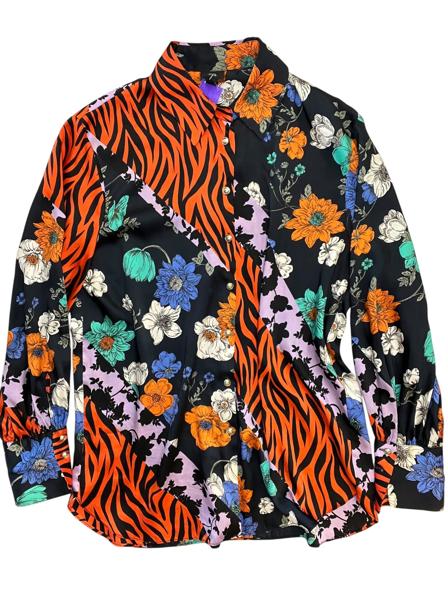 Blouse Ls By Cmc In Multi, Size:L