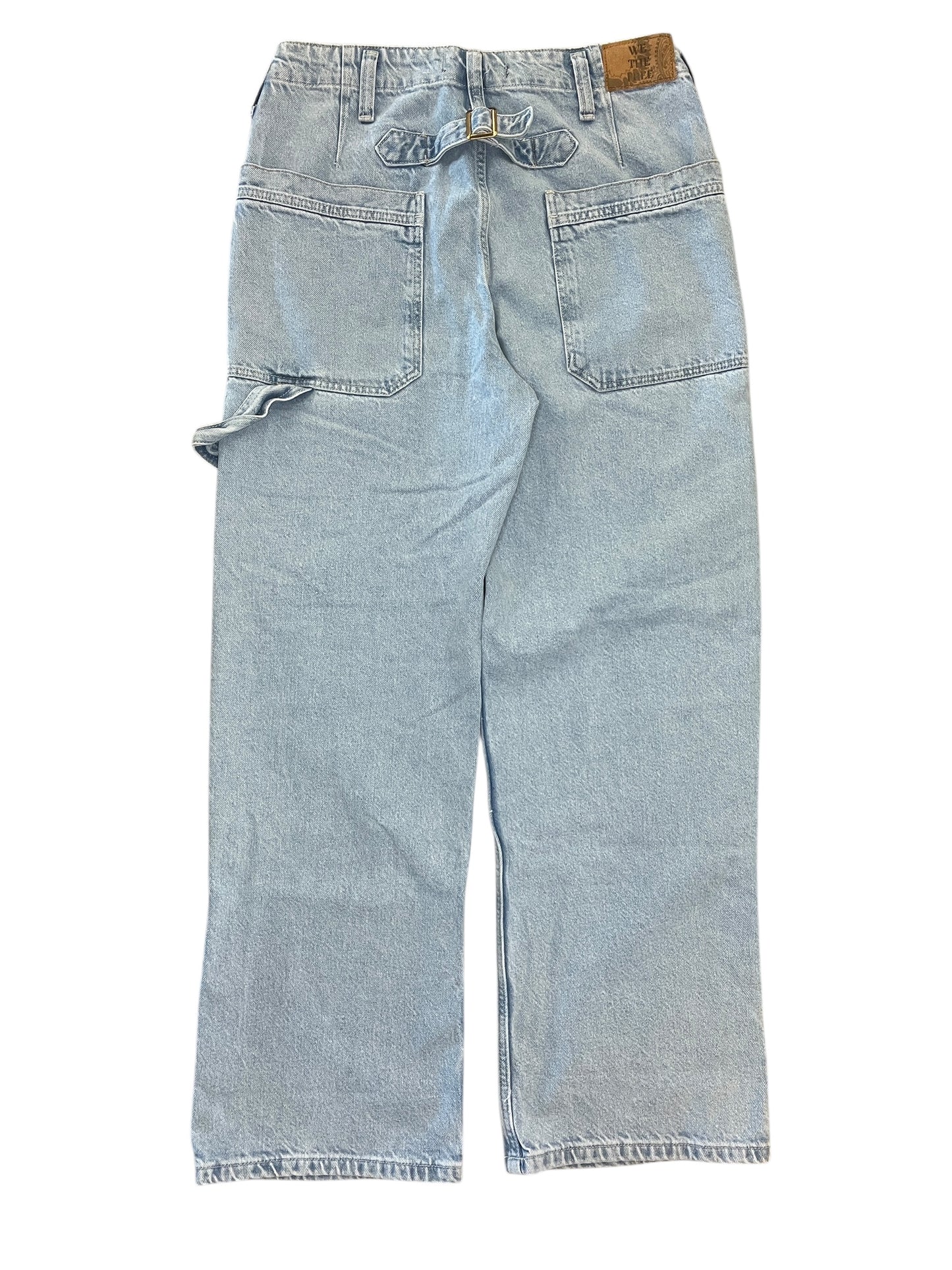 Jeans Wide Leg By We The Free In Blue Denim, Size:6