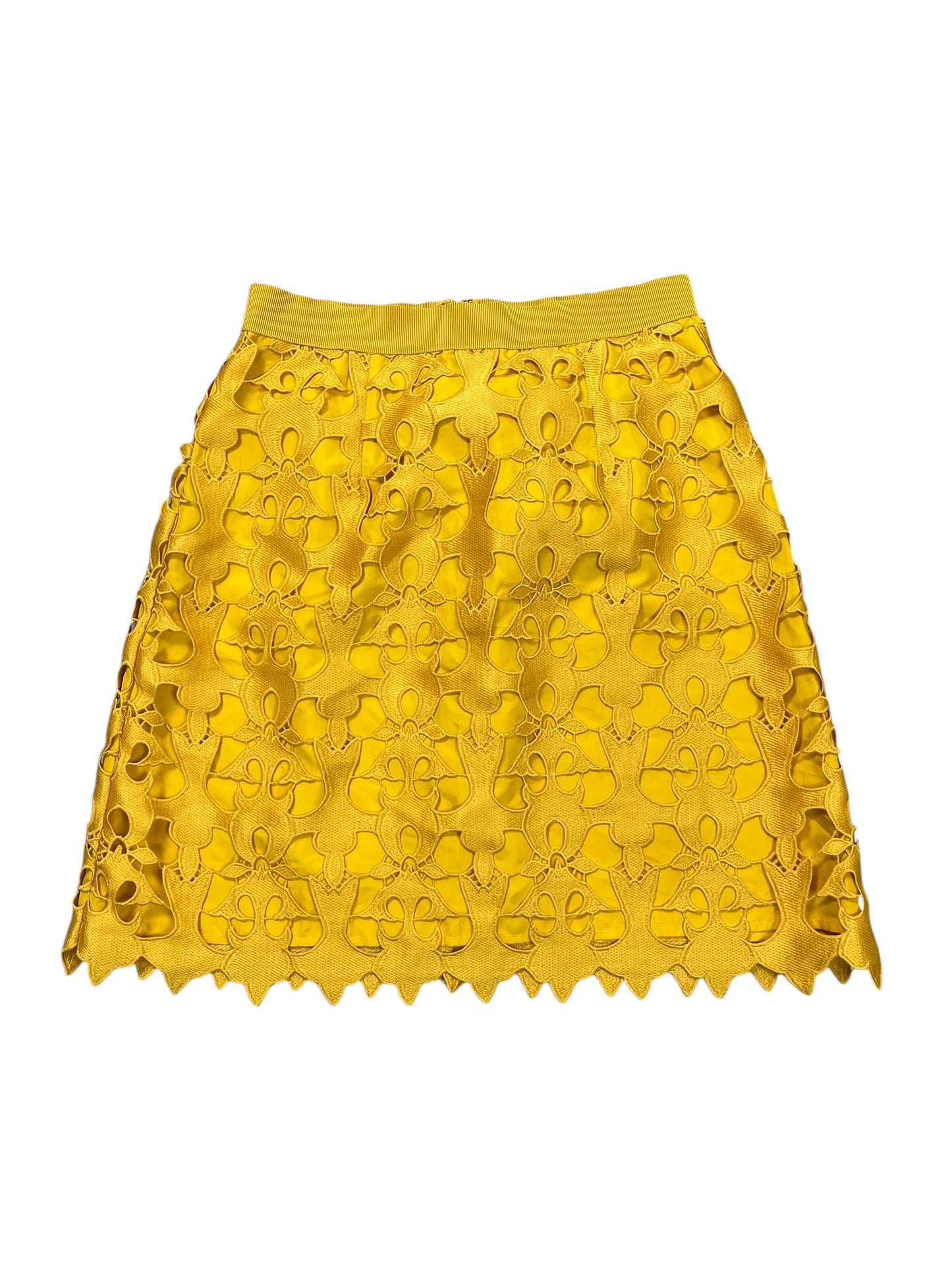 Skirt Mini & Short By Loft In Yellow, Size:Xs