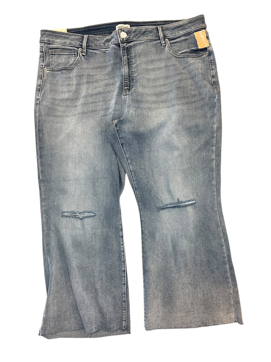 Jeans Wide Leg By Sneak Peek In Blue Denim, Size:22