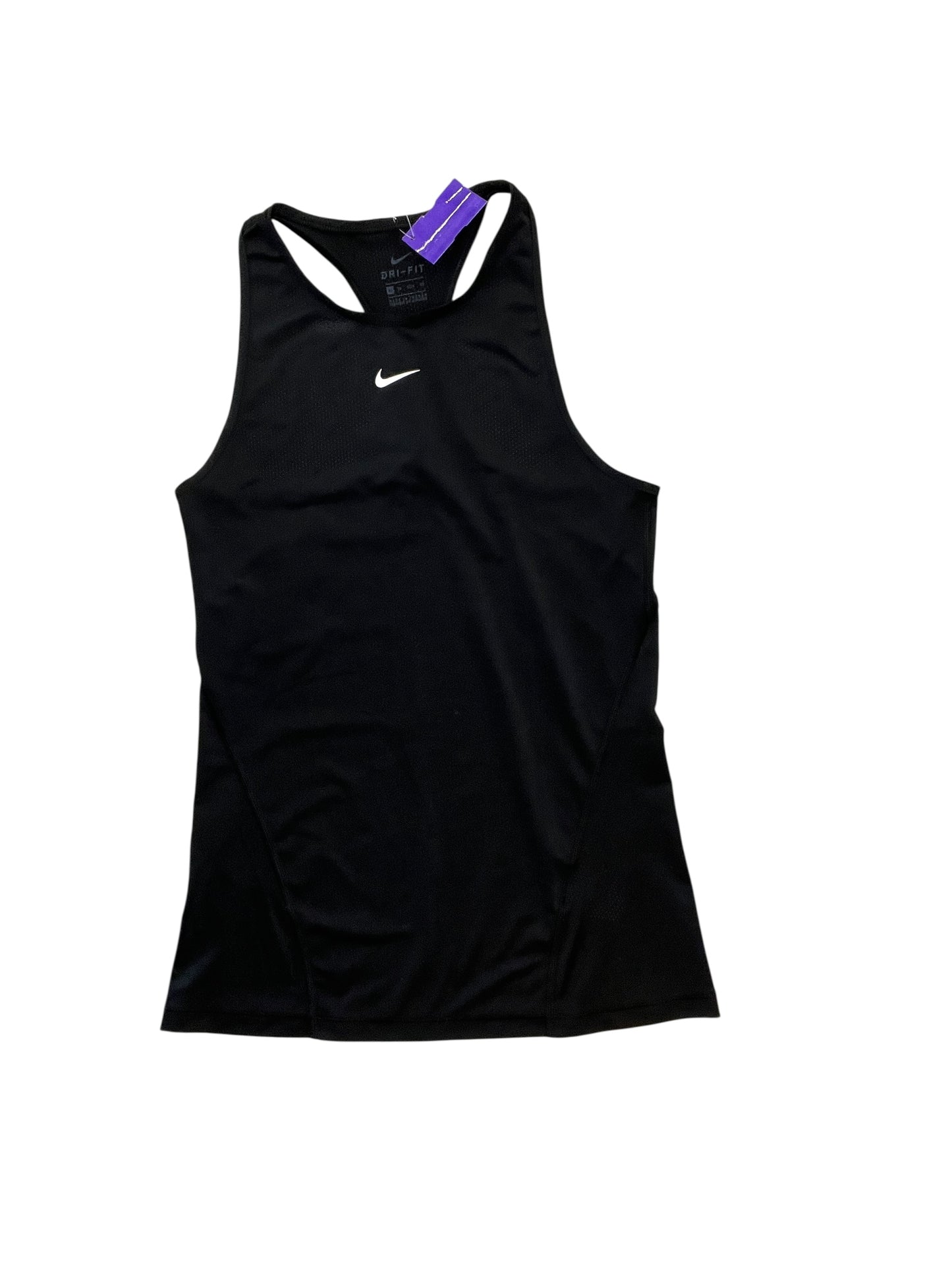 Athletic Tank Top By Nike Apparel In Black, Size:Xs