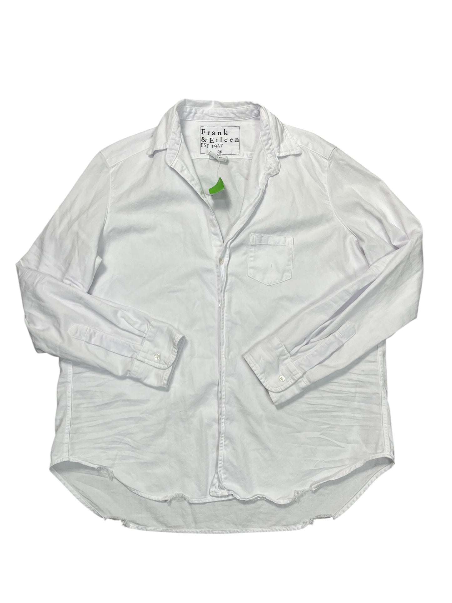 Top Ls By Frank And Eileen In White, Size:M