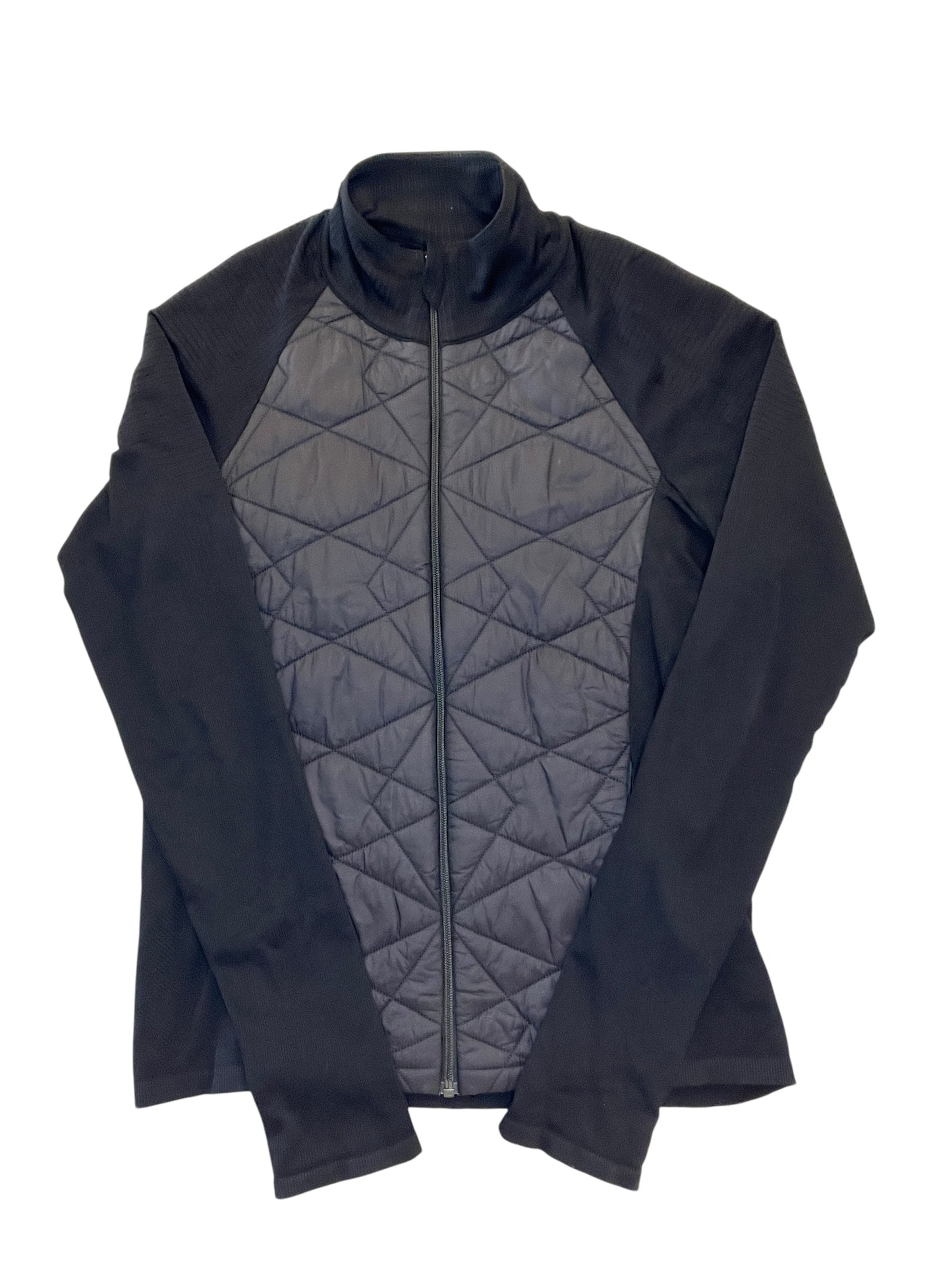 Athletic Jacket By Athleta In Black, Size:L