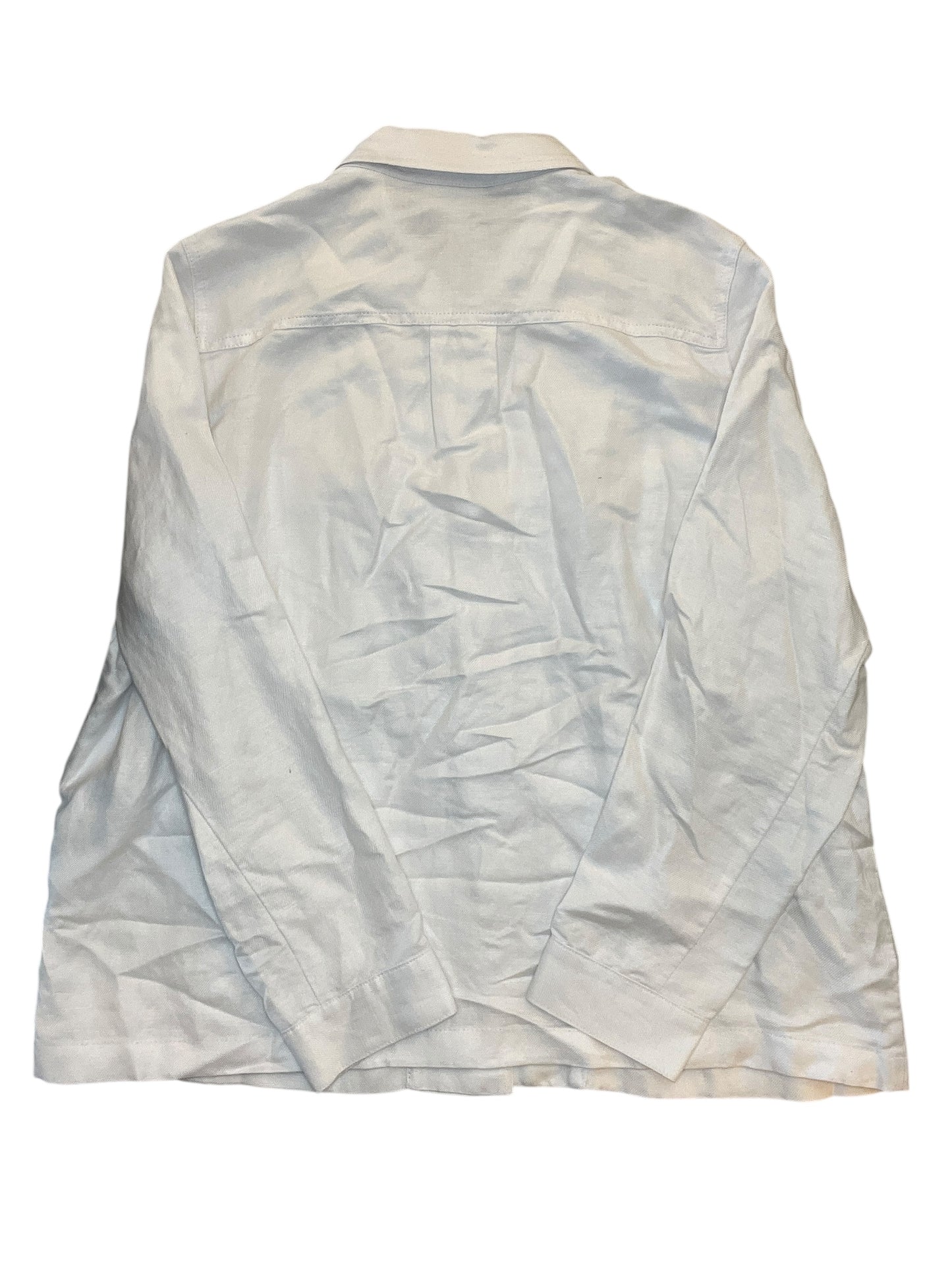 Jacket Shirt By J. Jill In White, Size:L