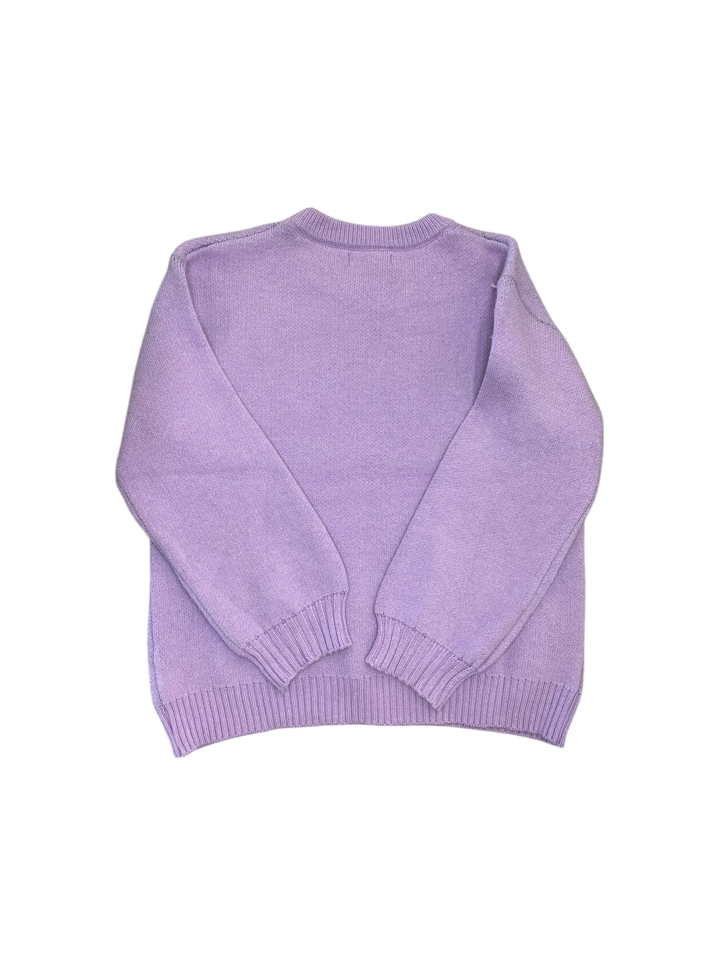 Sweater By Girl Dangerous In Purple & Red, Size:M
