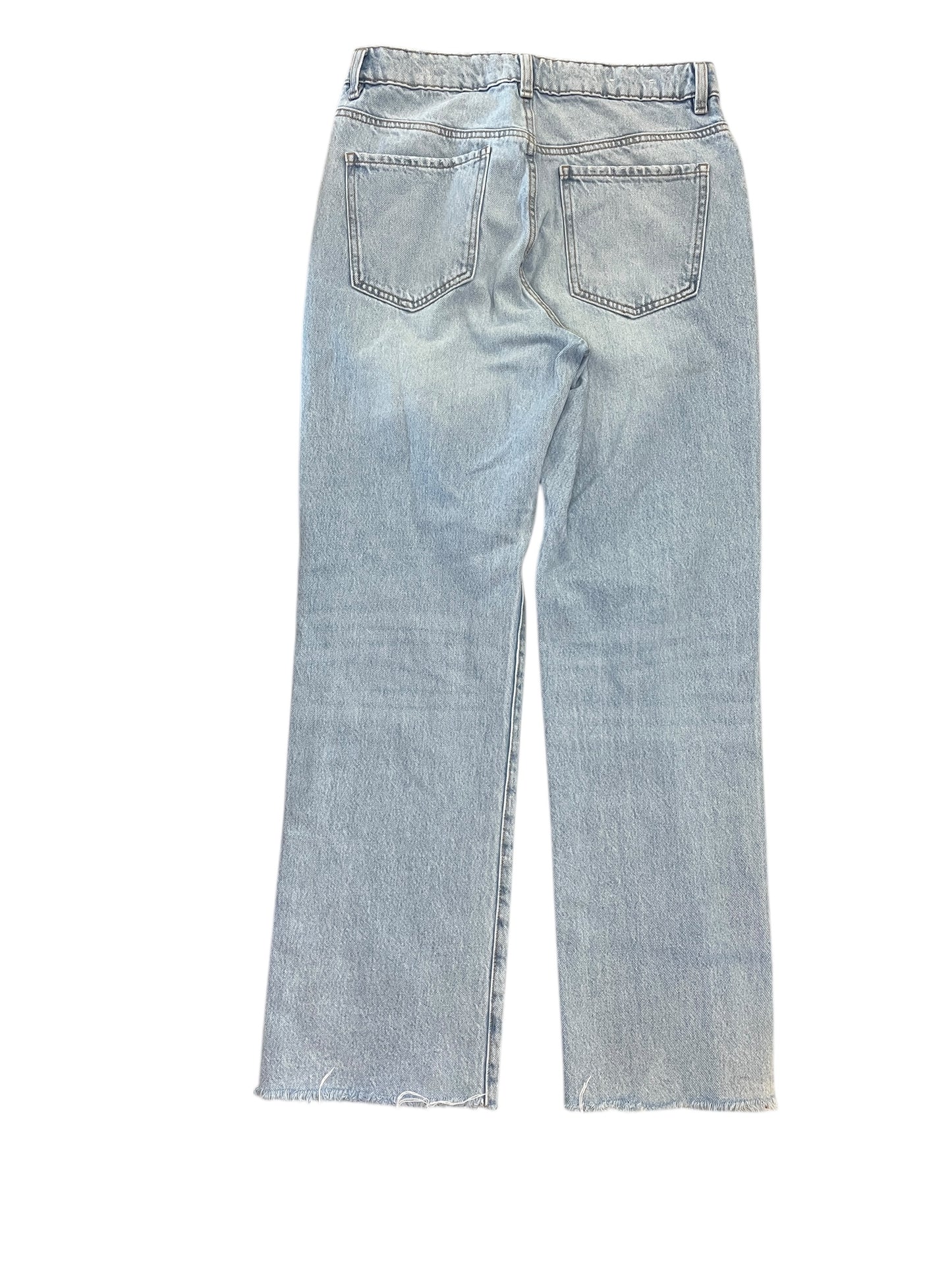 Jeans Straight By Garage In Blue Denim, Size:8