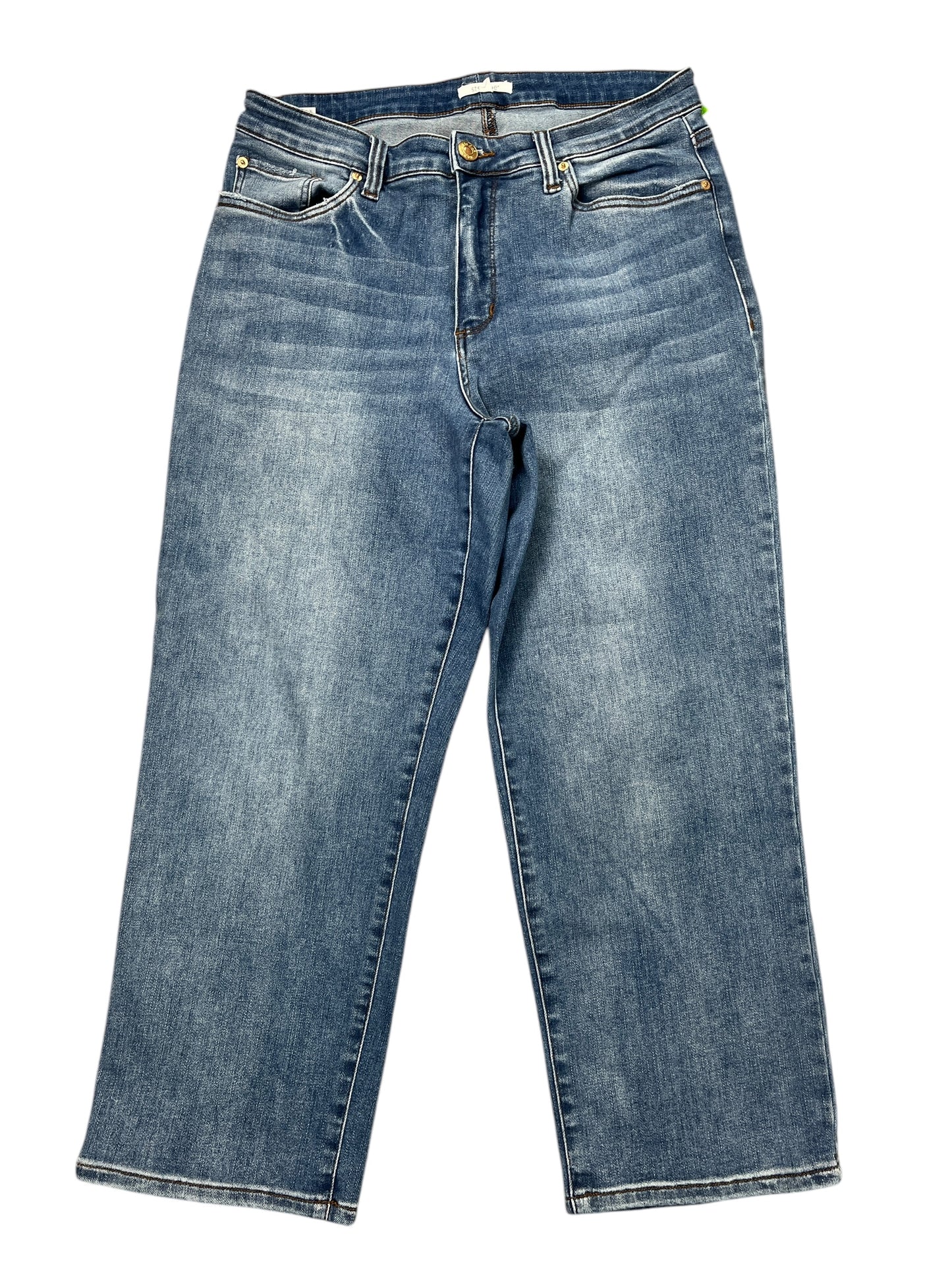 Jeans Wide Leg By Sts Blue In Blue Denim, Size:16