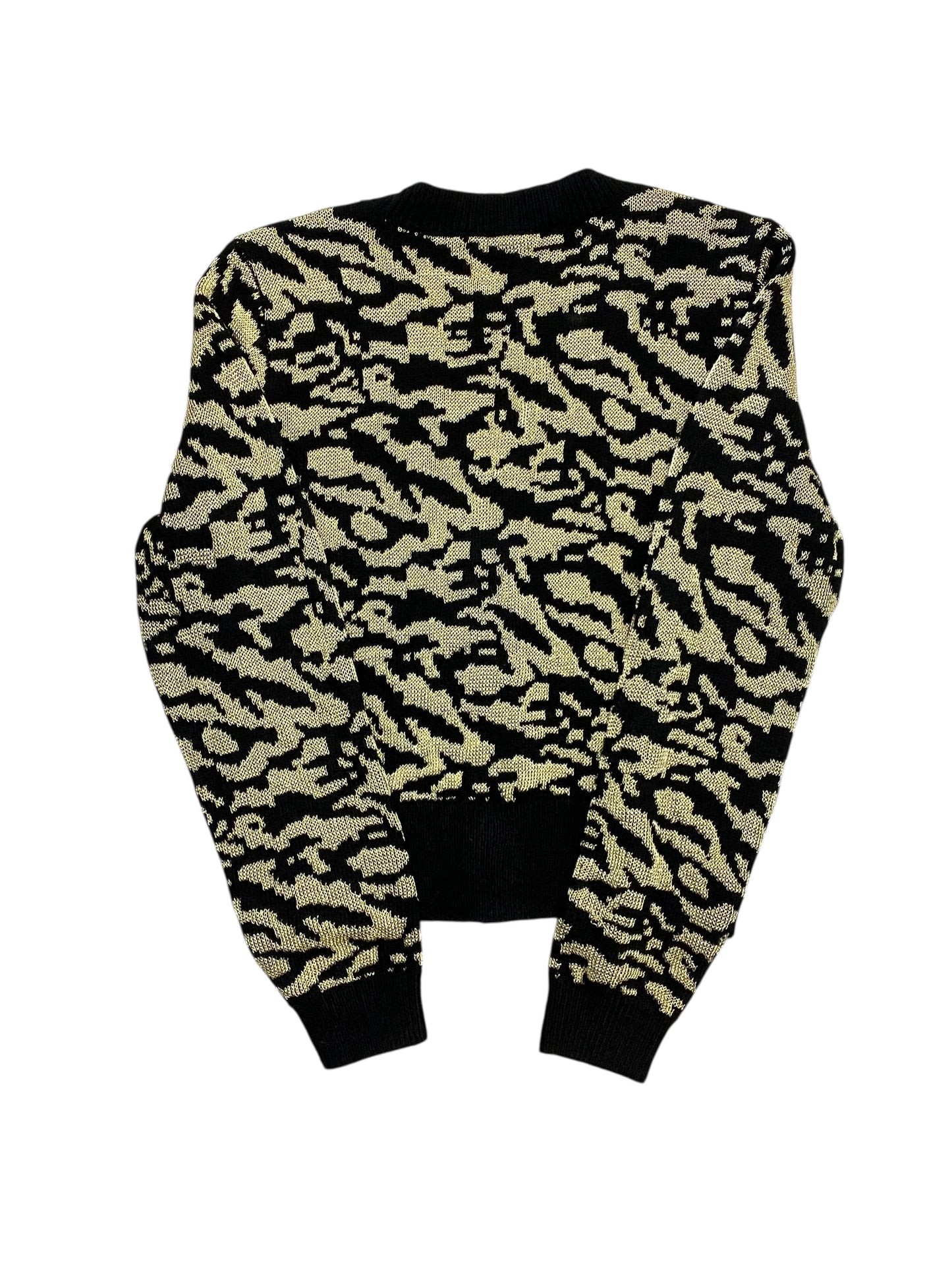 Cardigan By White House Black Market In Animal Print, Size:M