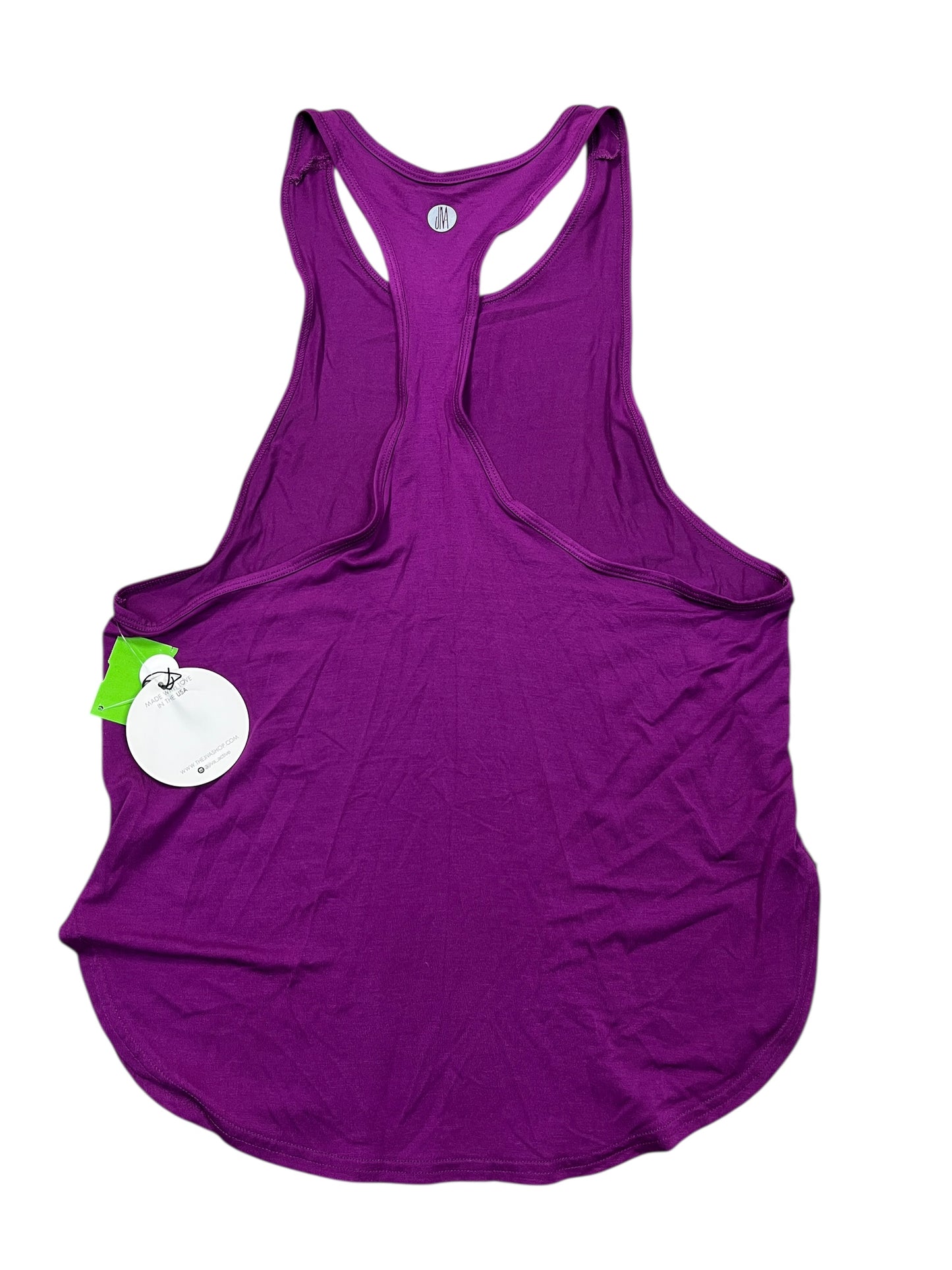 Athletic Tank Top By Clothes Mentor In Purple, Size:M