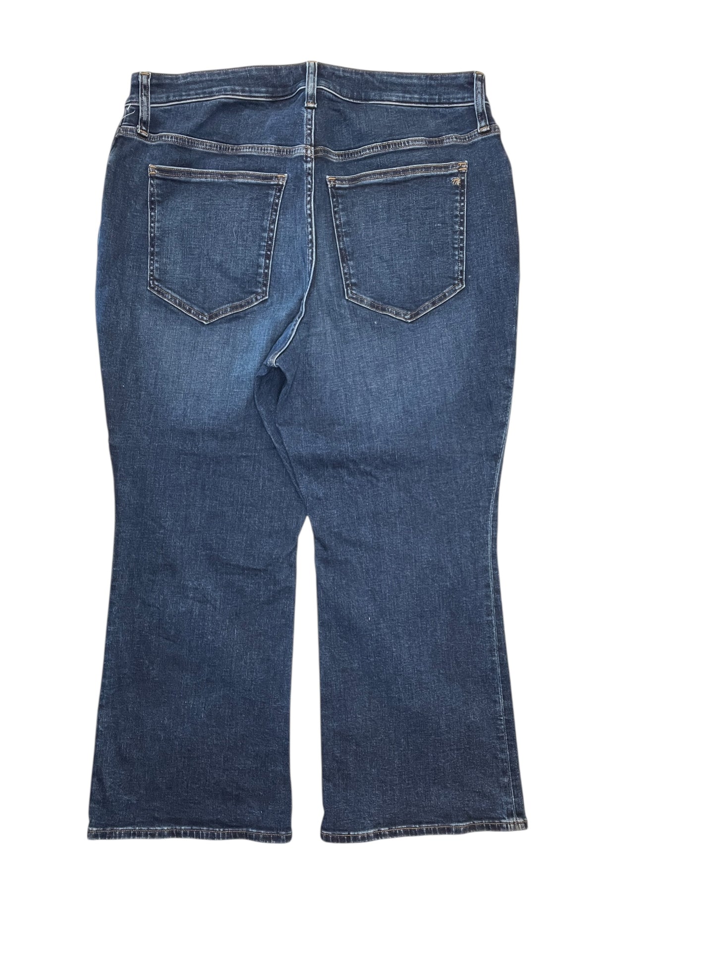Jeans Wide Leg By Madewell In Blue Denim, Size:16
