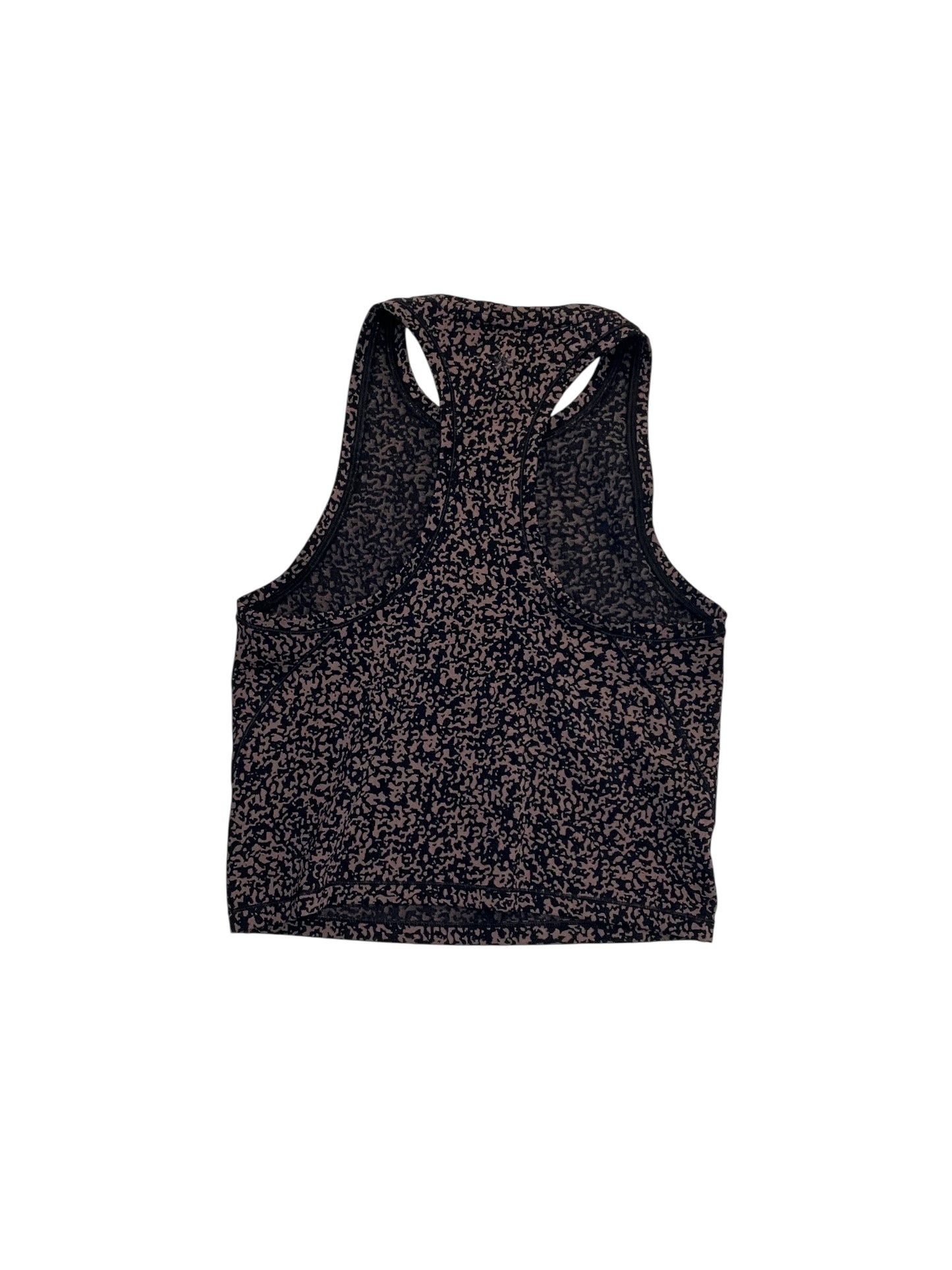 Athletic Tank Top By Athleta In Black & Brown, Size:S