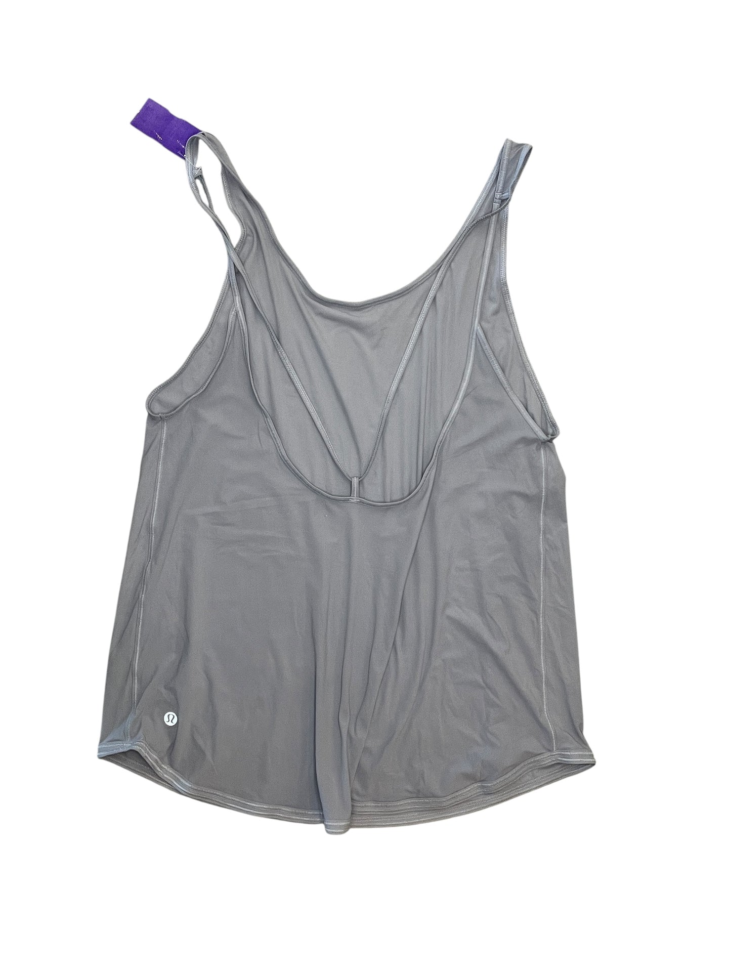 Tank Top By Lululemon In Grey, Size:L