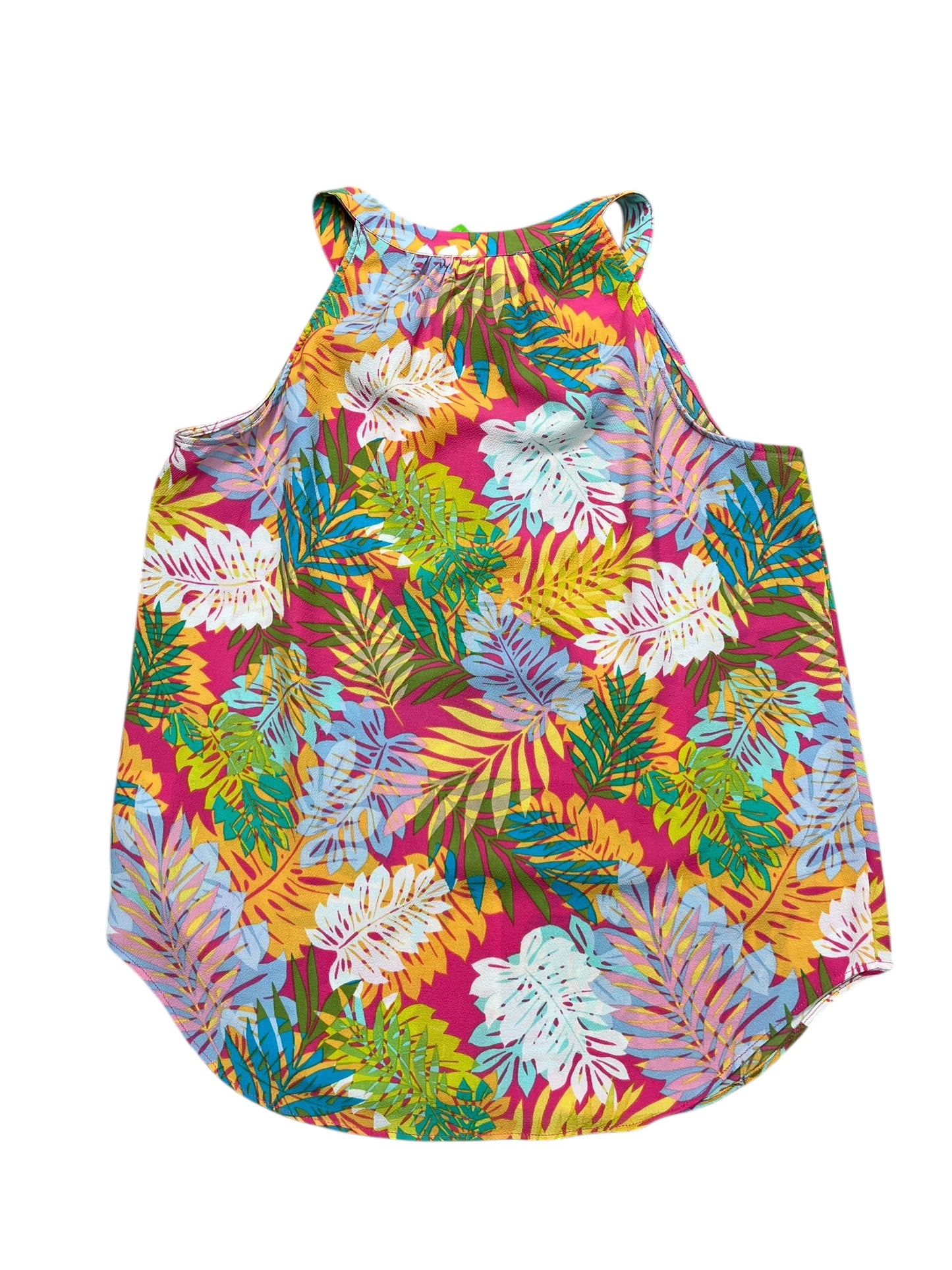 Top Sleeveless By Rose And Olive In Tropical Print, Size:M