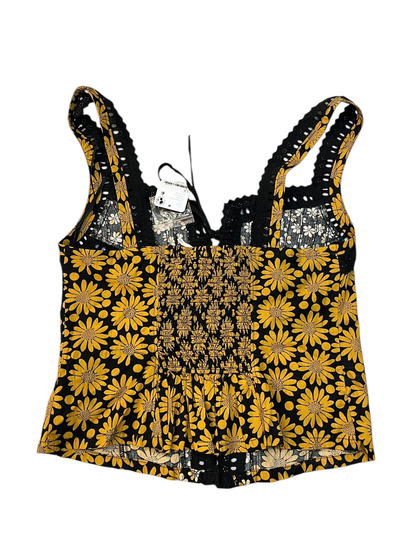 Top Sleeveless By Free People In Floral Print, Size:S