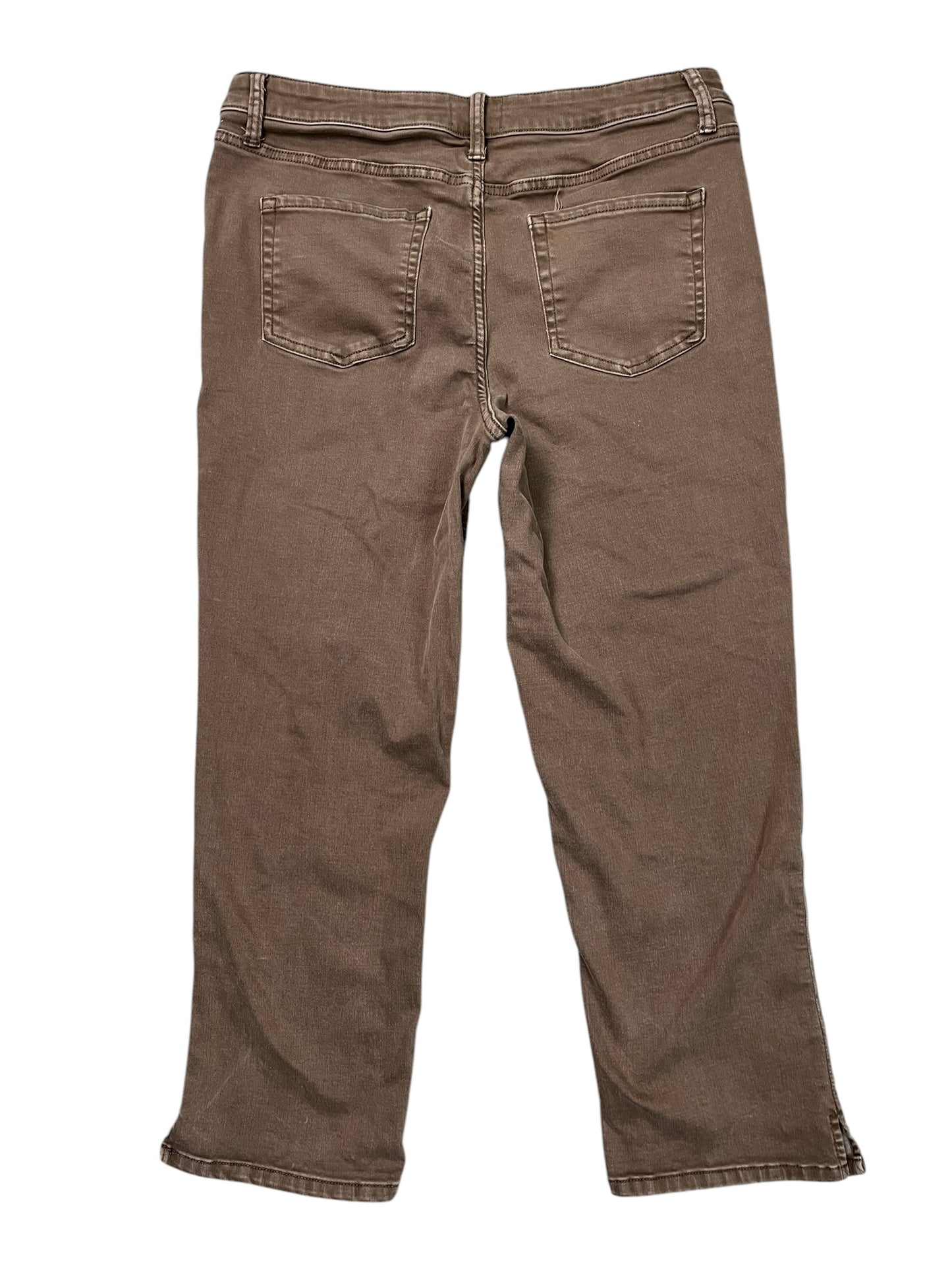 Jeans Straight By Maurices In Brown Denim, Size:14