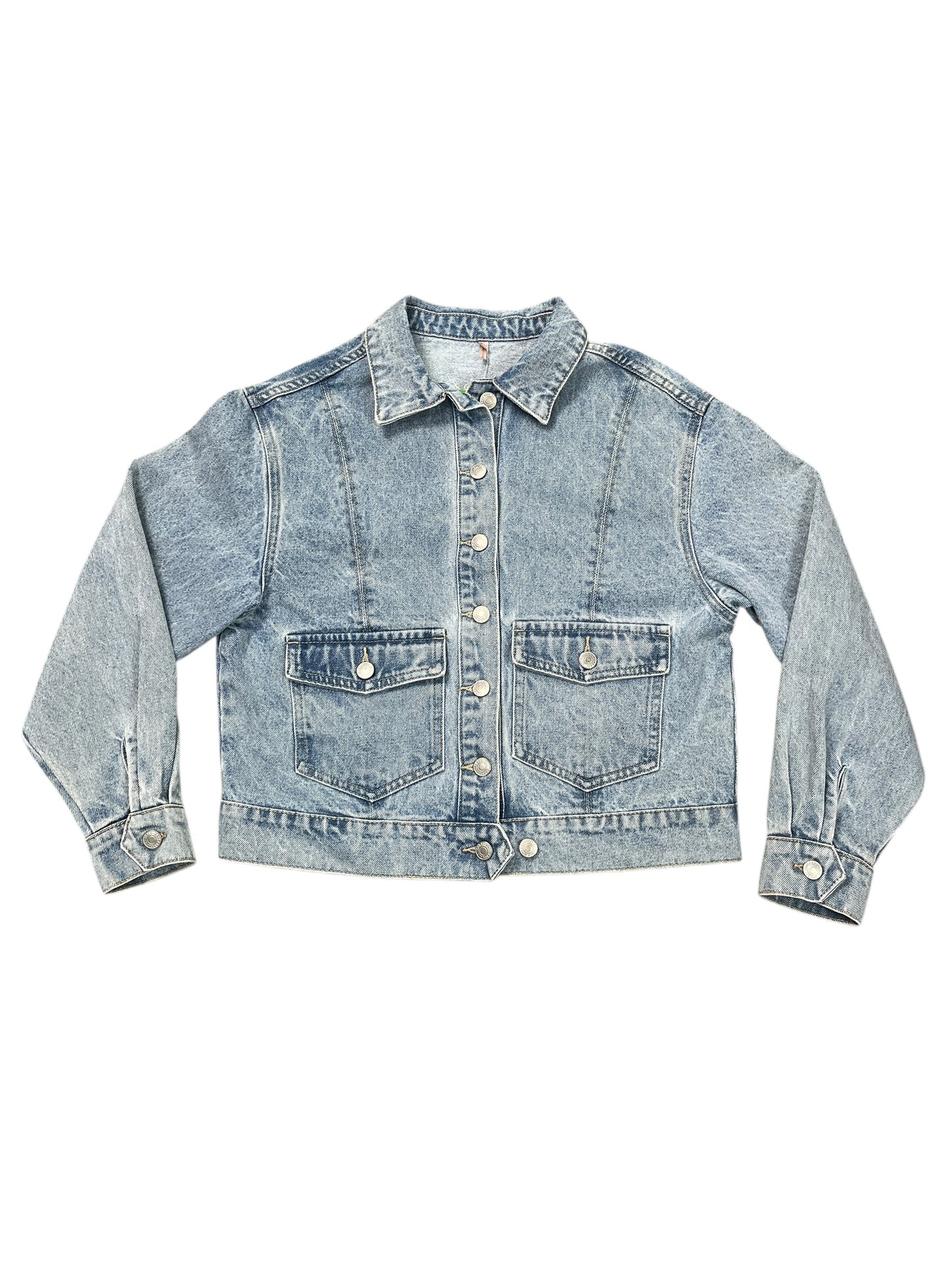Jacket Denim By ESQUELO In Blue Denim, Size:S